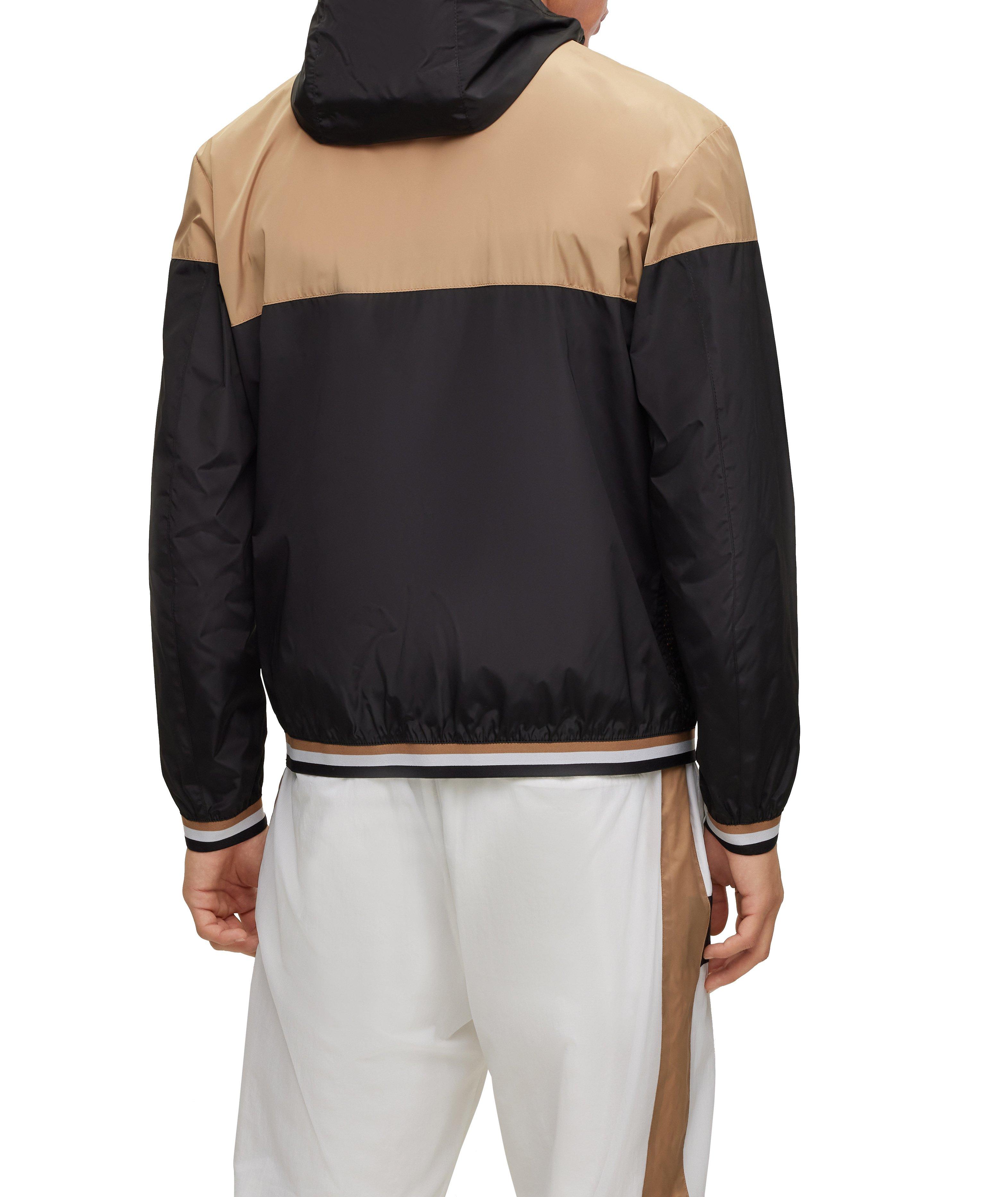 Colourblock Water-Repellent Hooded Jacket image 2