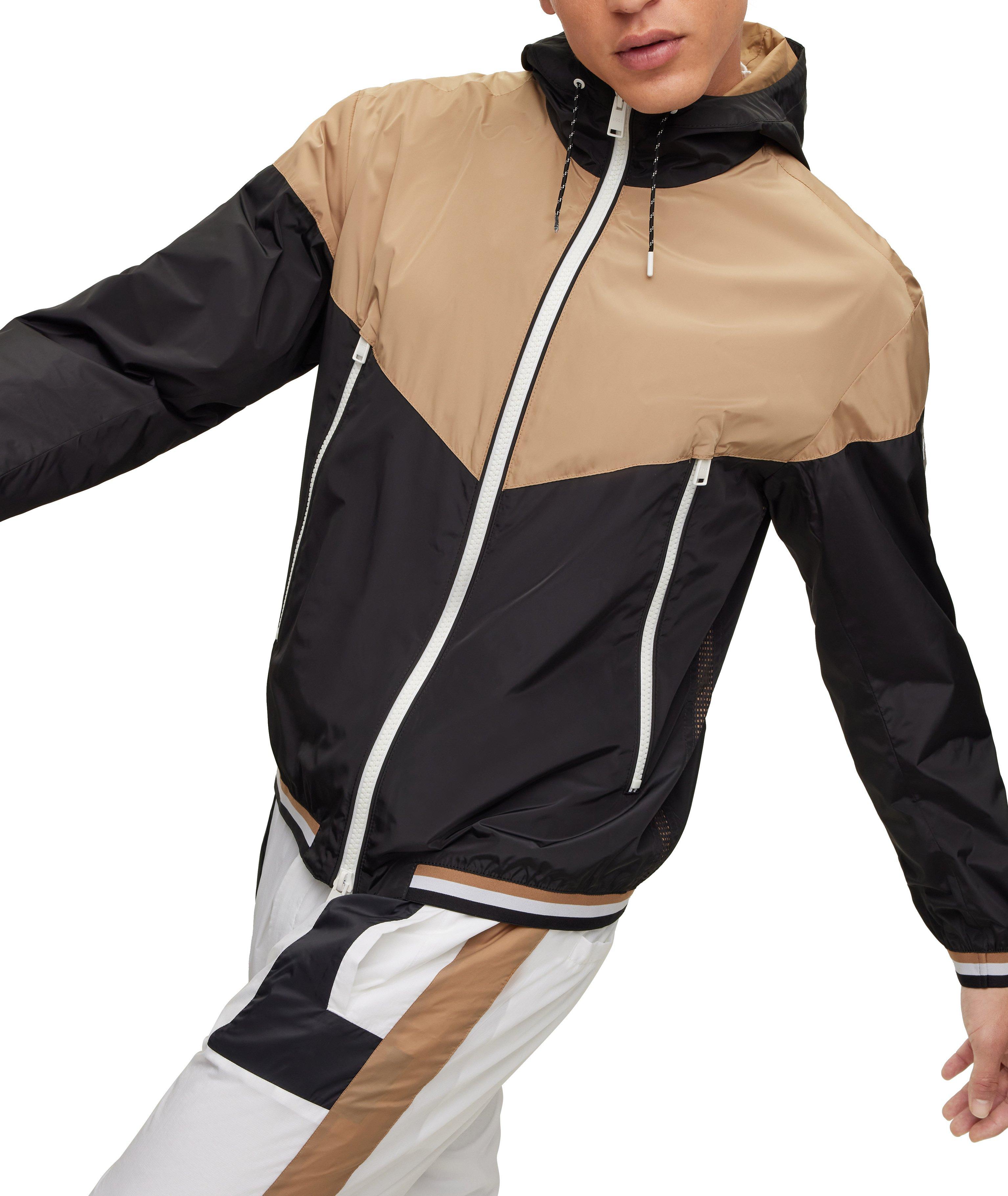 Colourblock Water-Repellent Hooded Jacket image 4