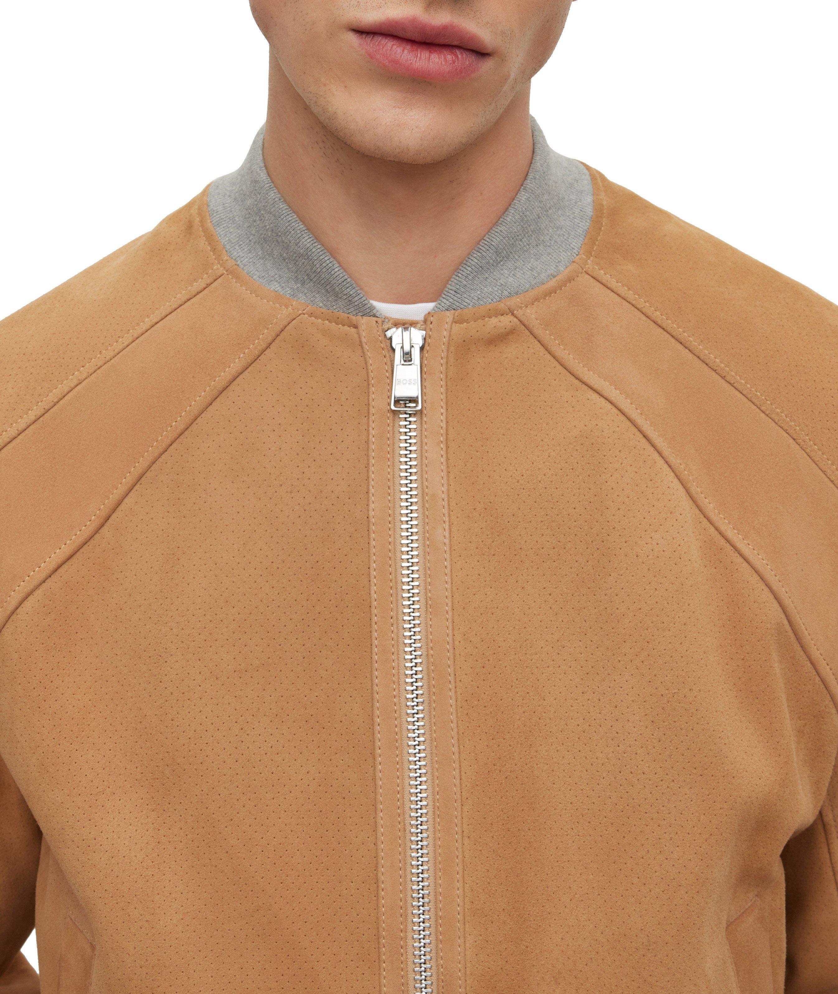 Jersey Goat-Suede Bonded Jacket image 3