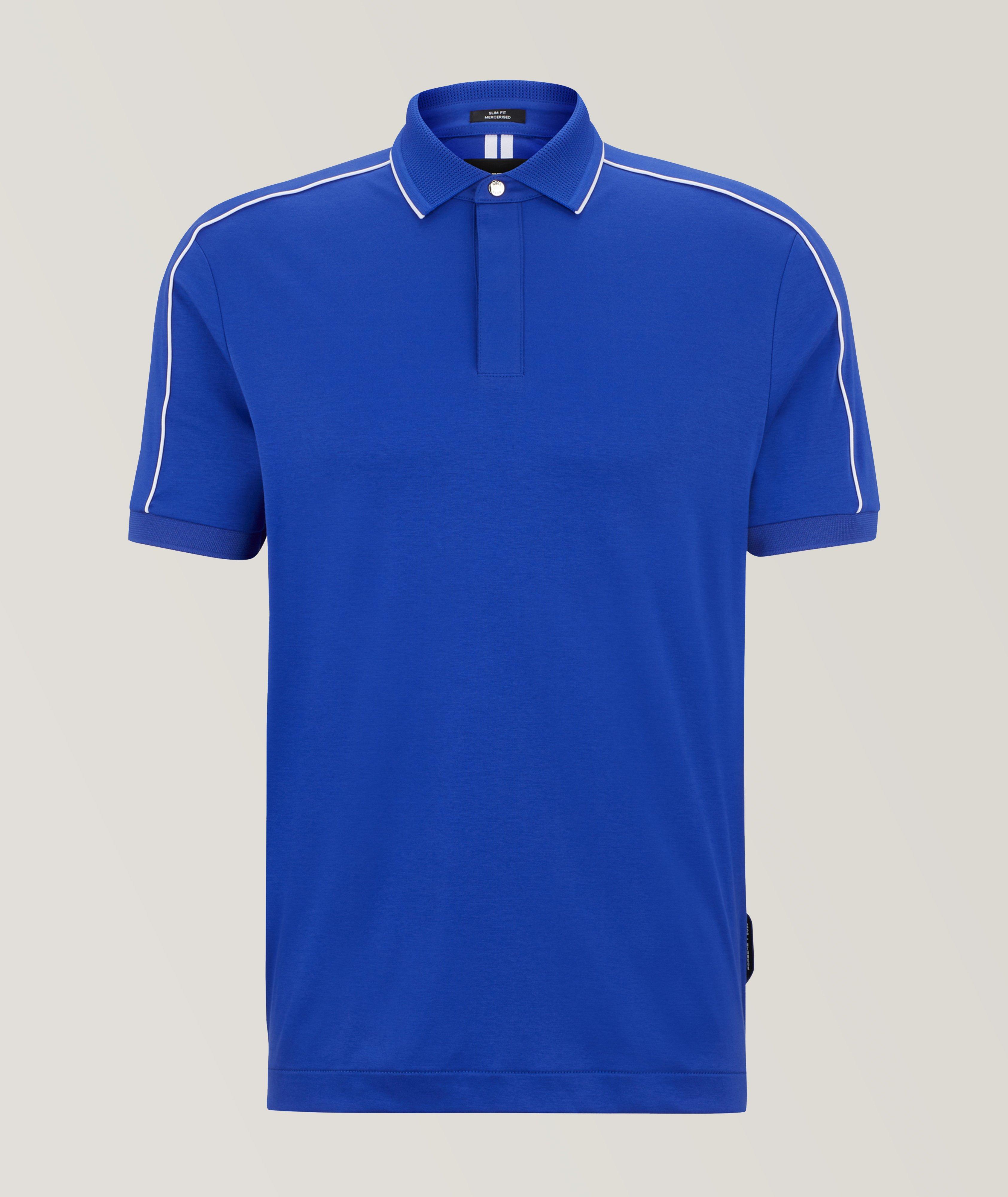 Porsche Collection Slim Fit Mercerized Cotton Polo  image 0