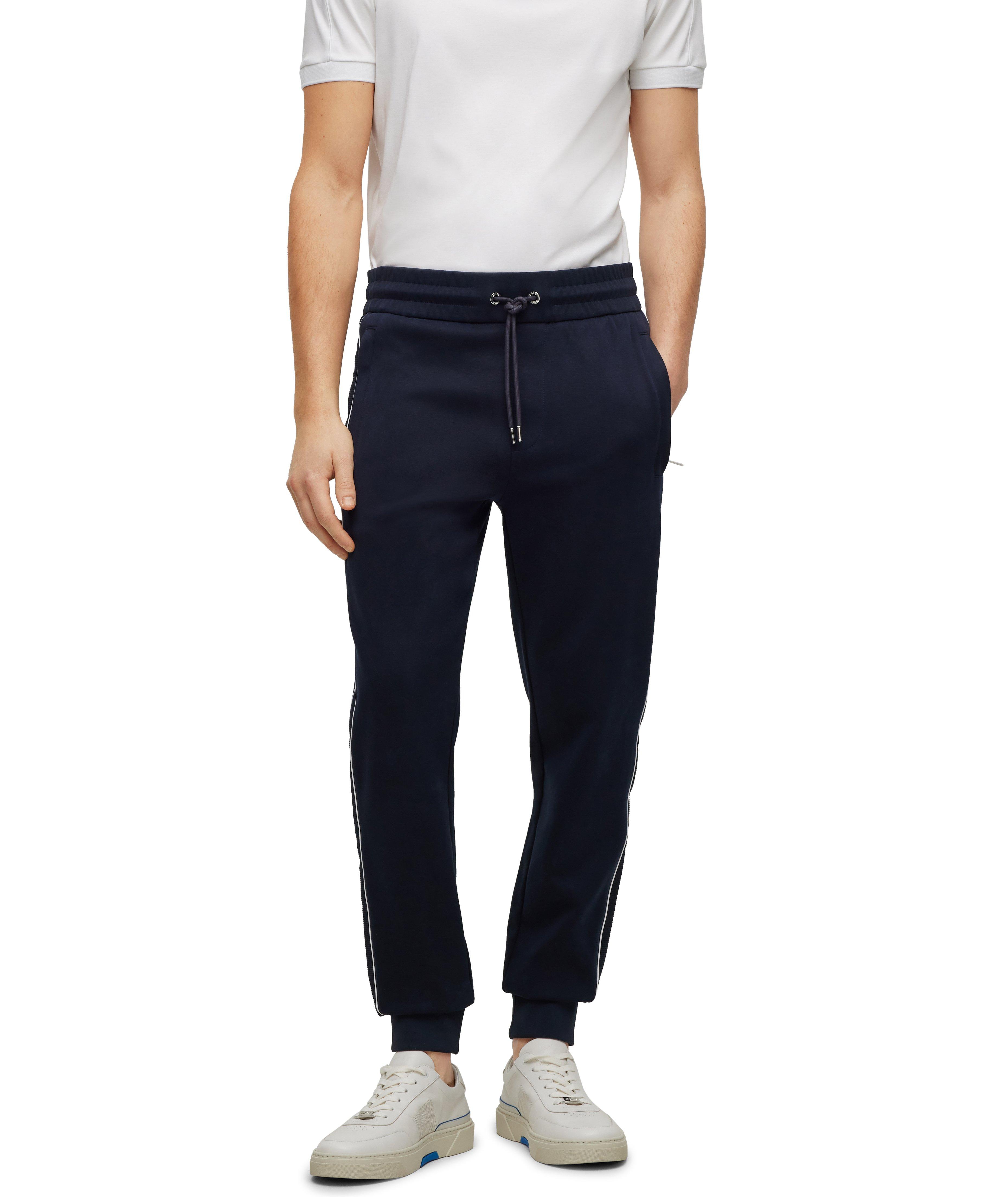 Pantalon sport en mélange de coton, collection Porsche image 1