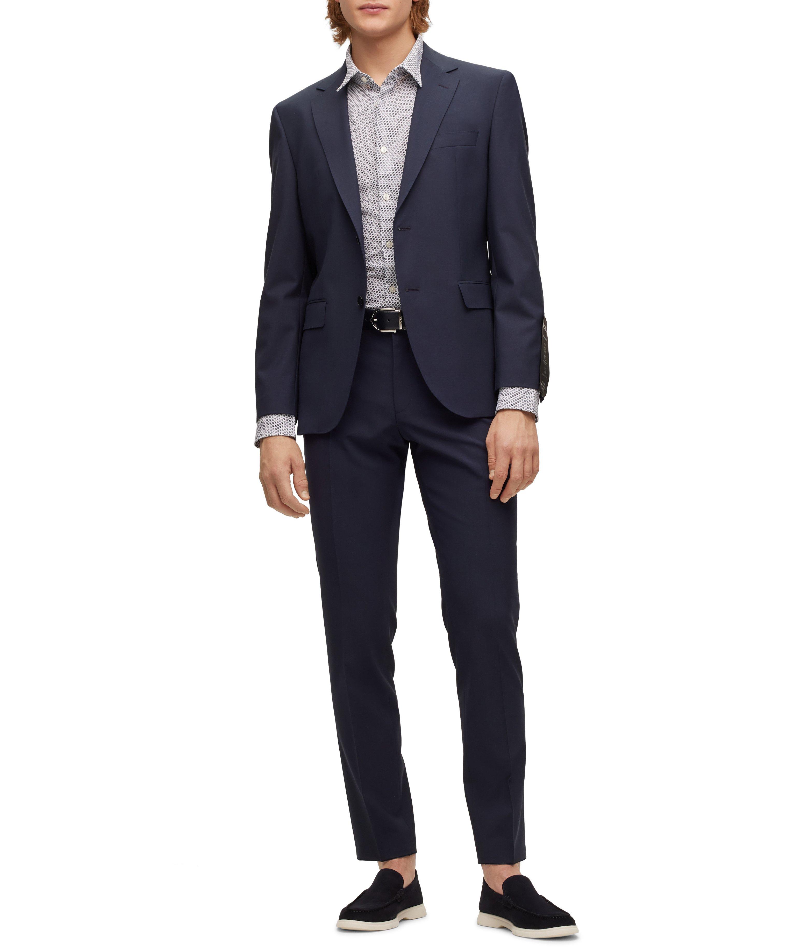 Slim-Fit Geometric Stretch-Jersey Sport Shirt image 5