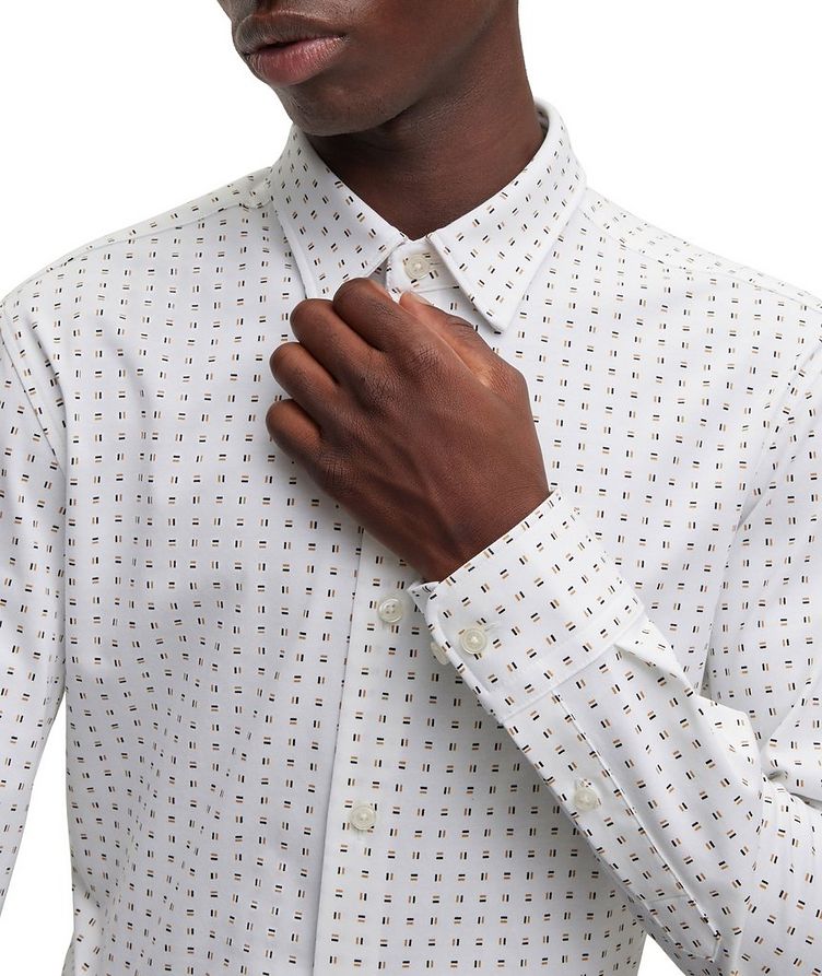 Slim-Fit Printed Jersey Cotton-Blend Sport Shirt image 3