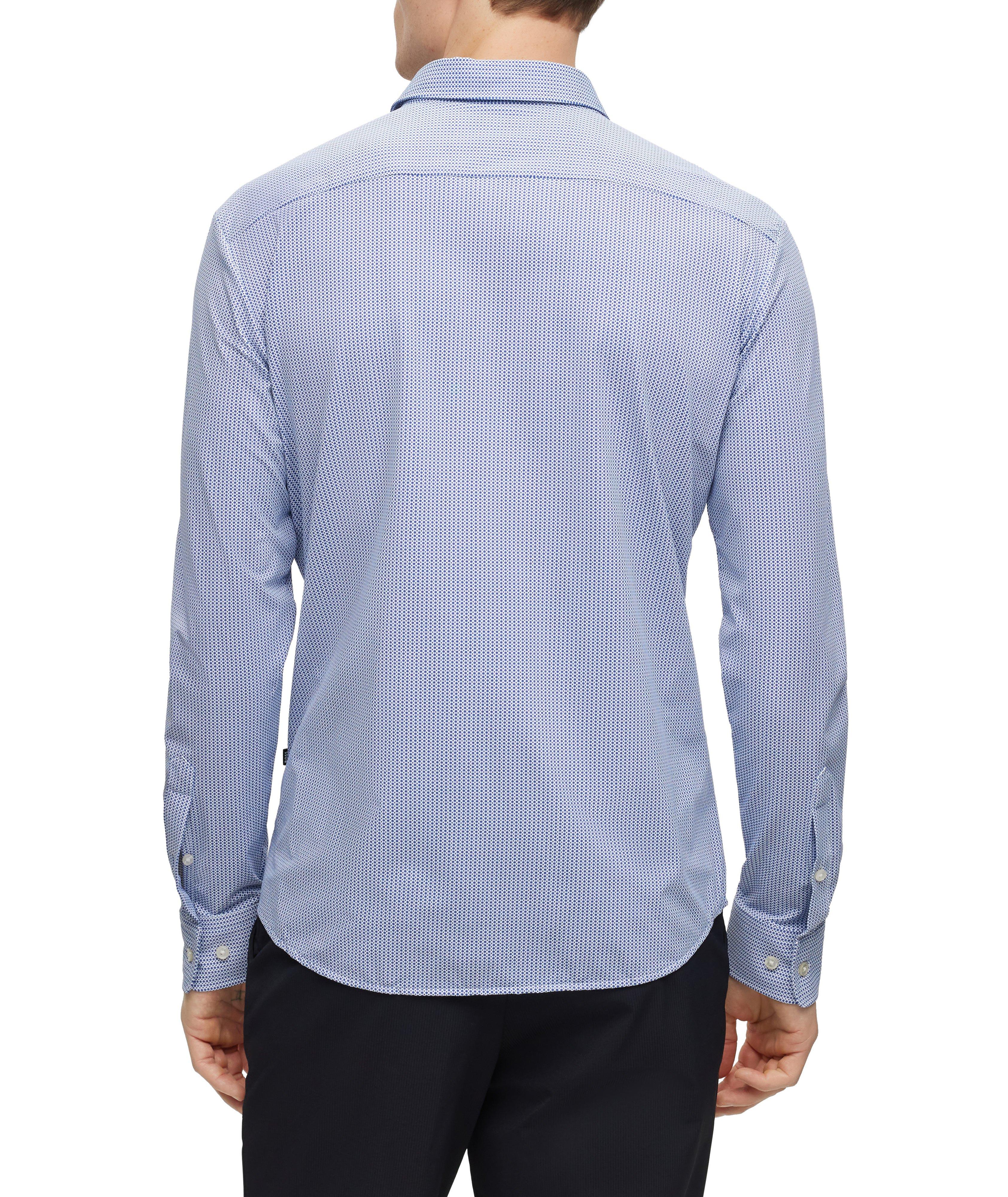 Chemise décontractée en jersey extensible de coupe amincie image 4
