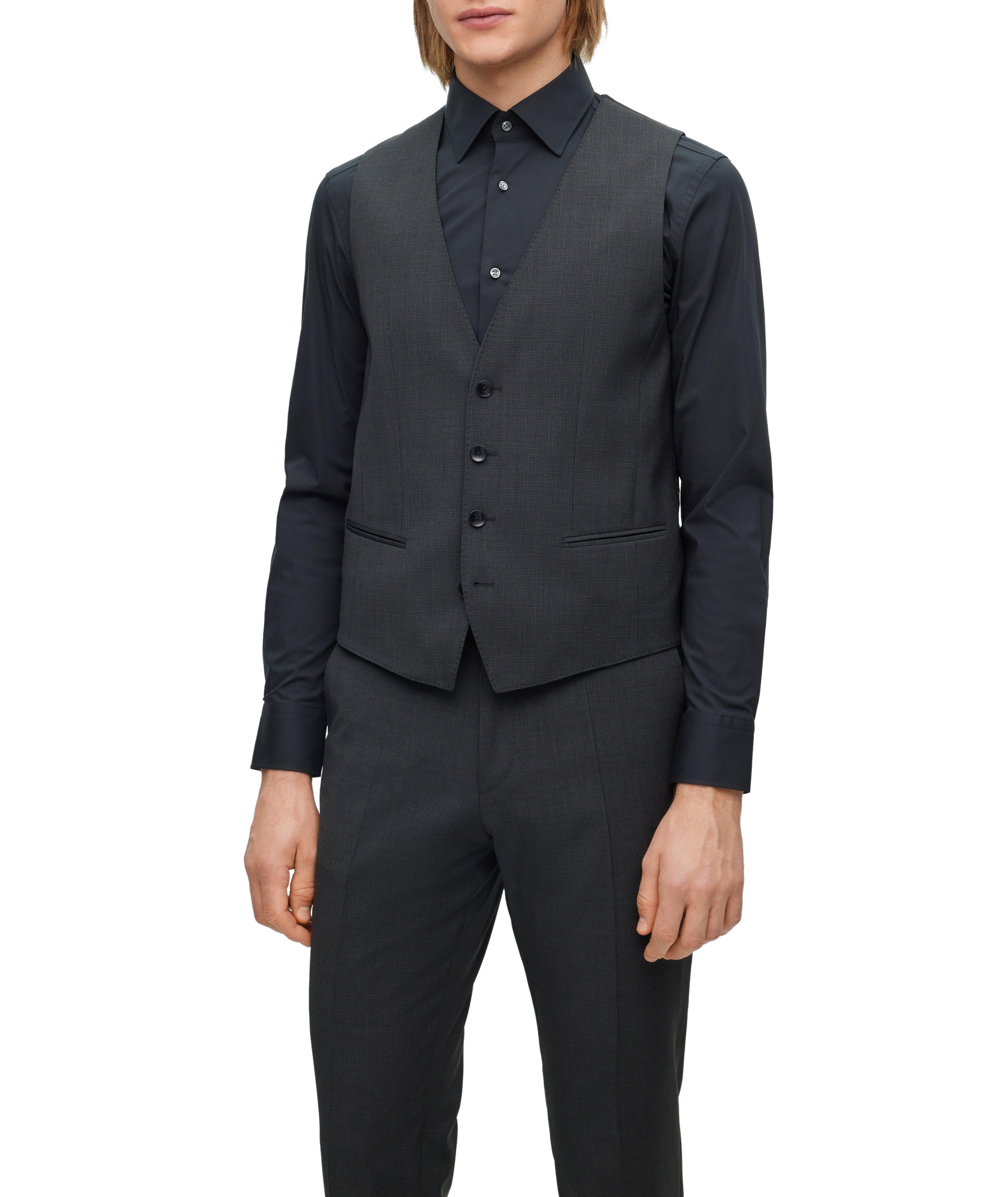 Slim-Fit Stretch Virgin Wool  Three-Piece Suit image 7