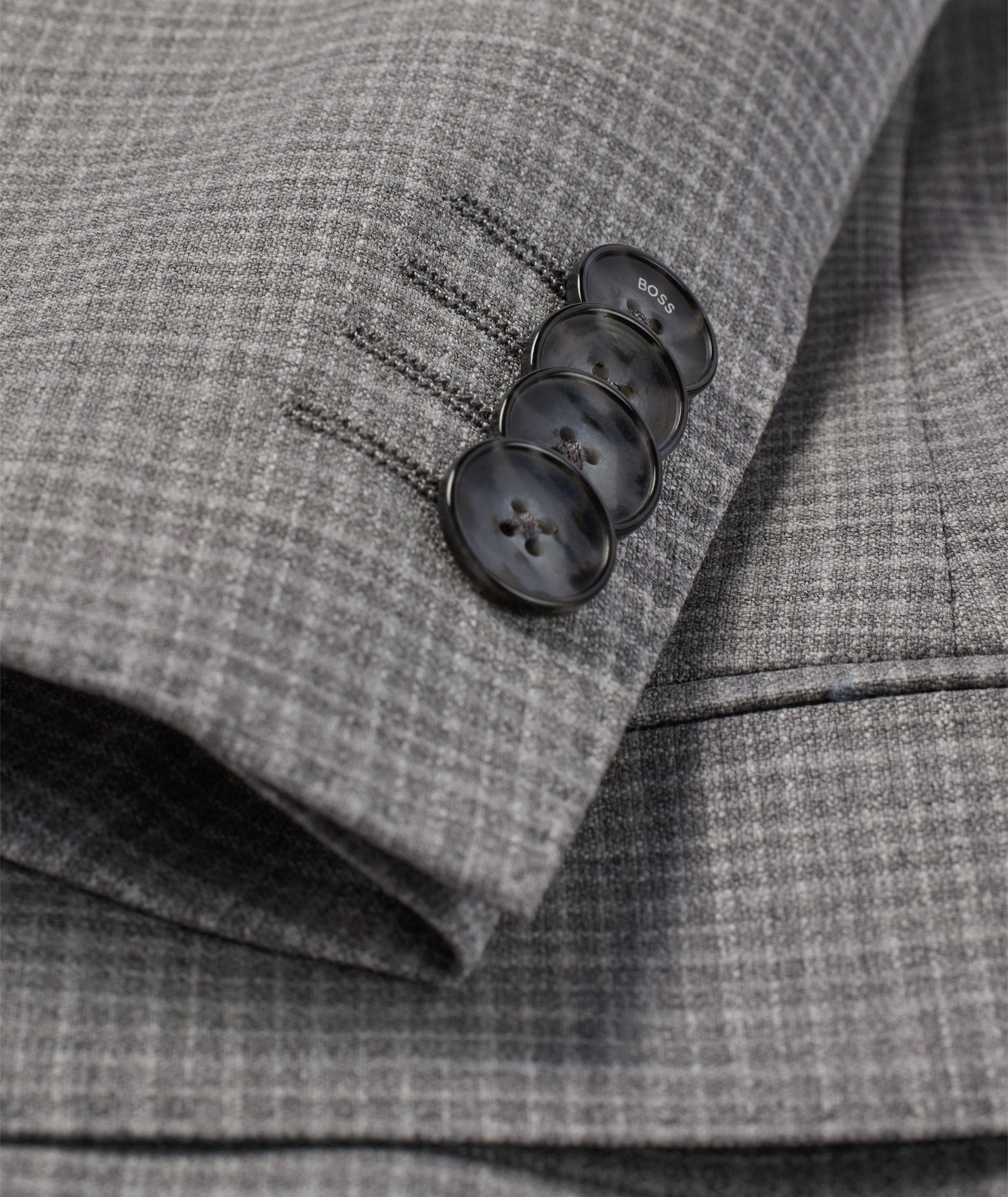 BOSS Slim-Fit Patterned Stretch-Wool Suit | Suits | Harry Rosen