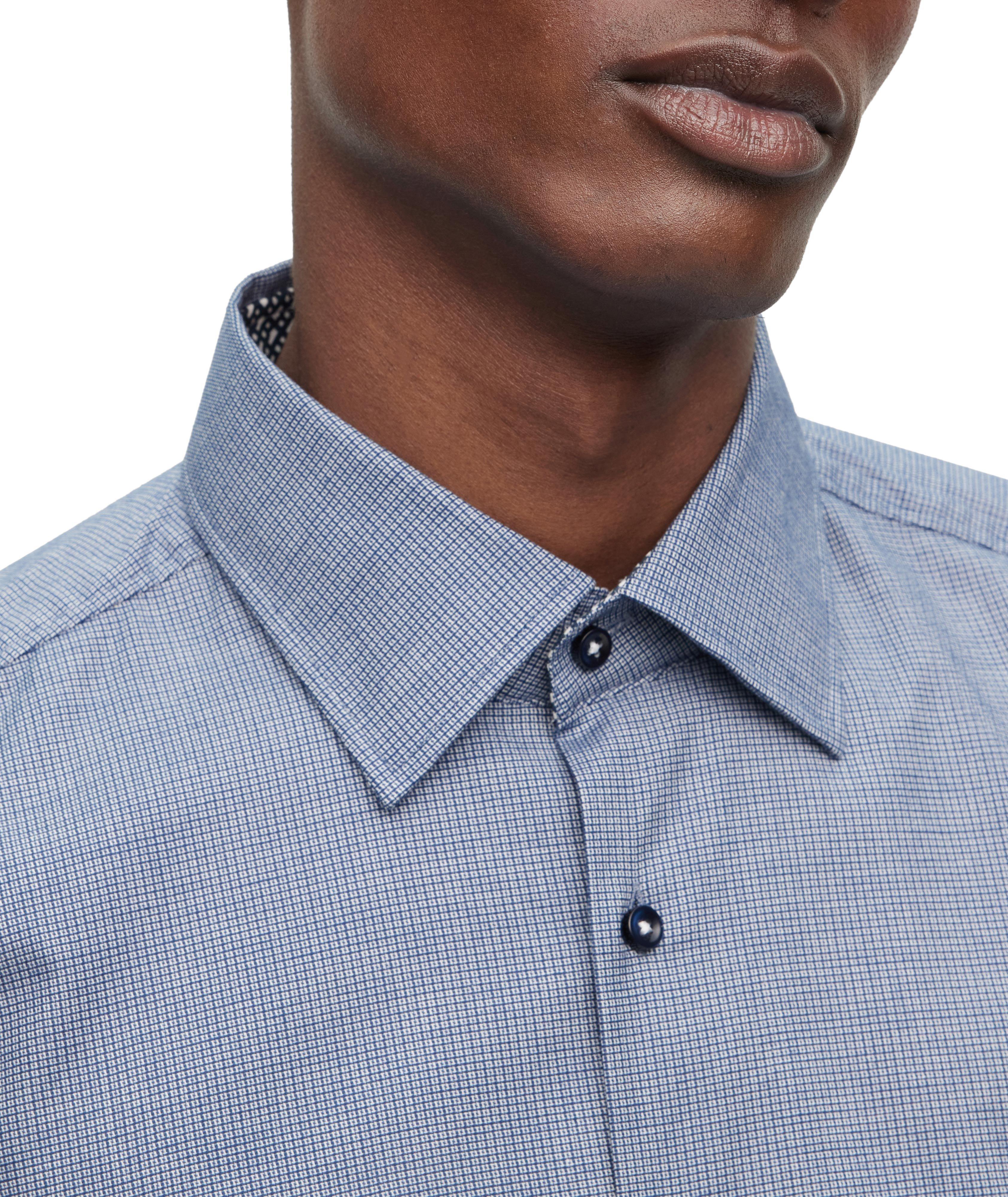 Slim-Fit Neat-Pattern Dress Shirt image 2