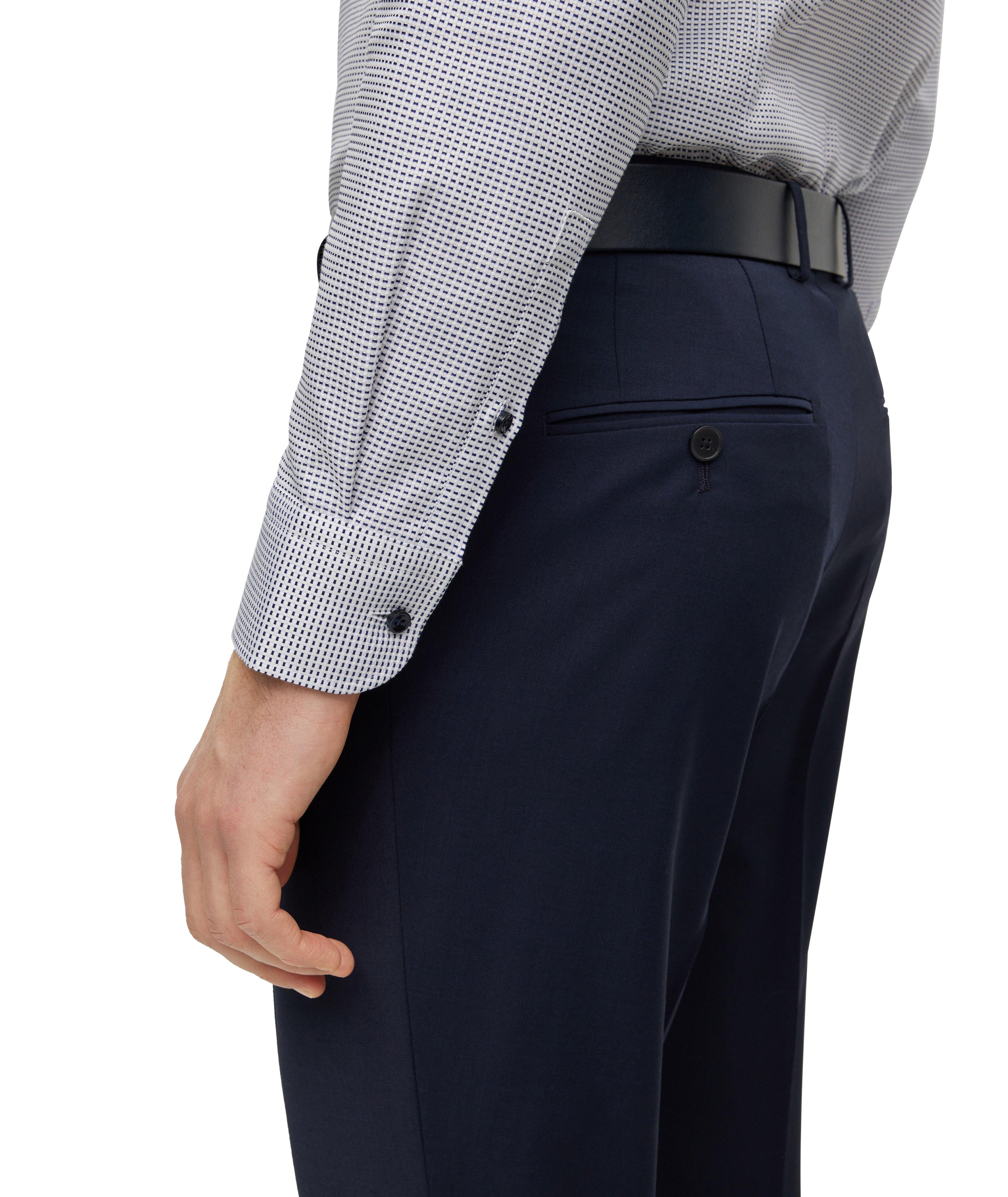 Slim-Fit Neat Pattern Dress Shirt image 3