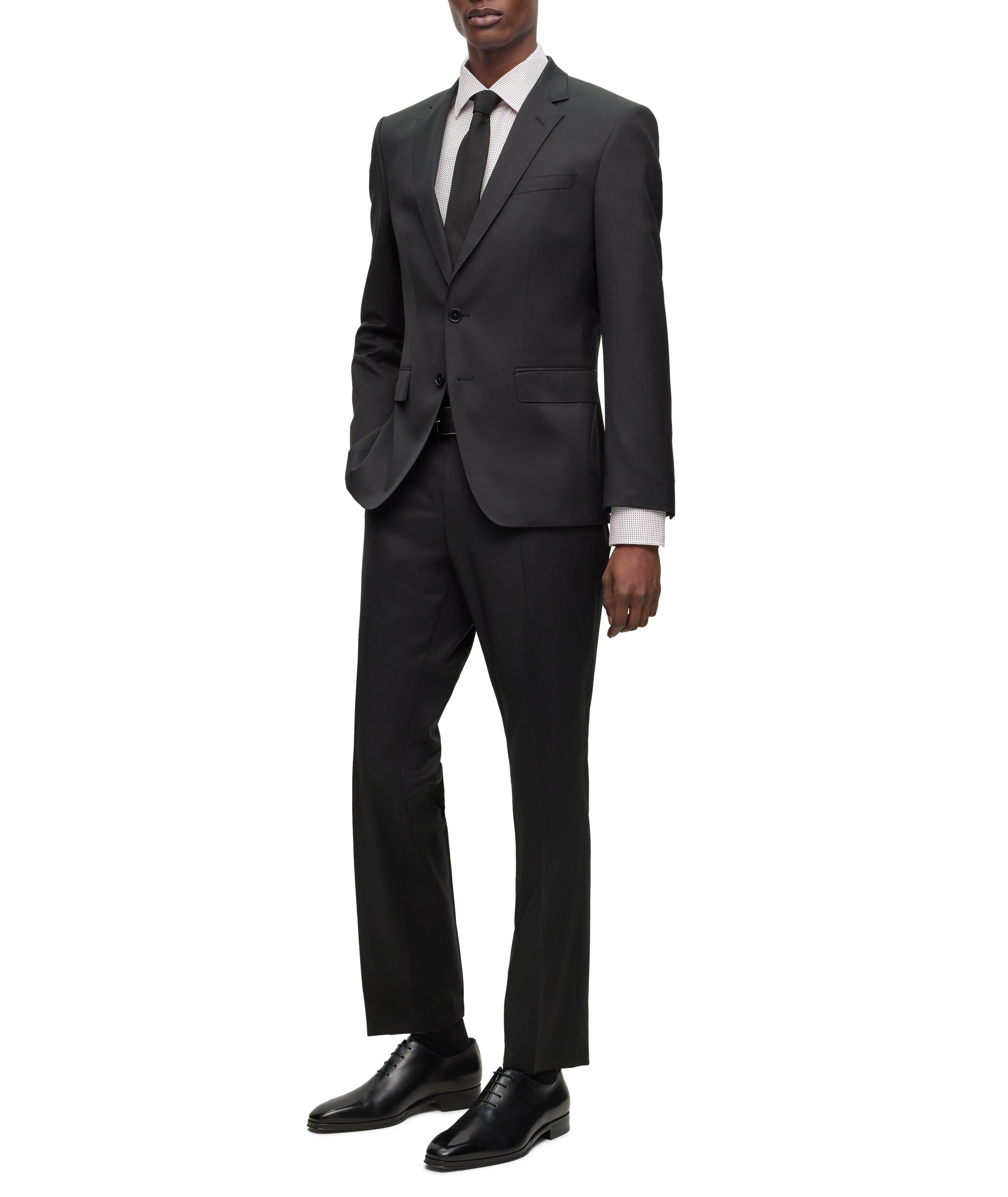 Slim-Fit Neat Pattern Dress Shirt image 1