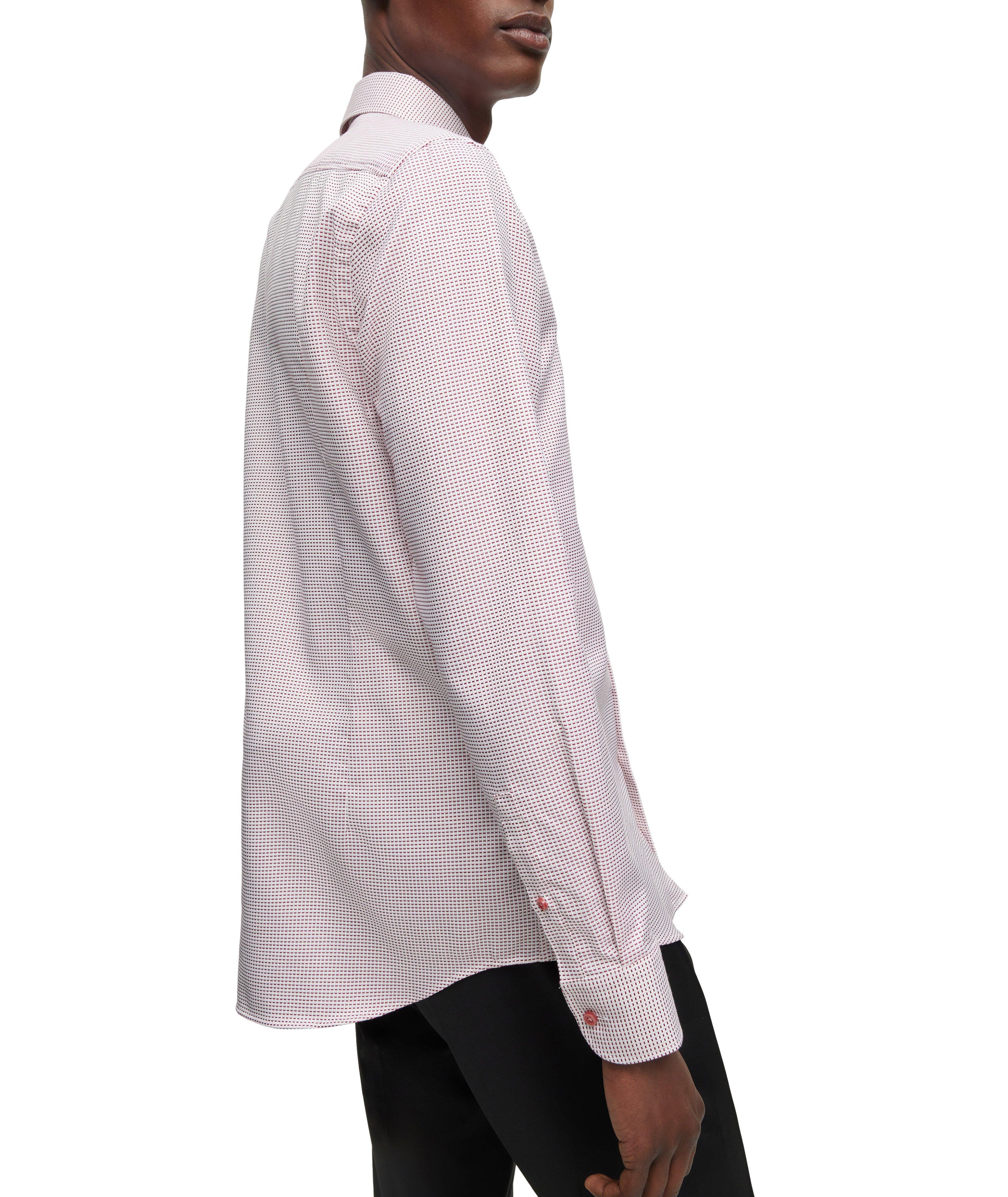 Slim-Fit Neat Pattern Dress Shirt image 3