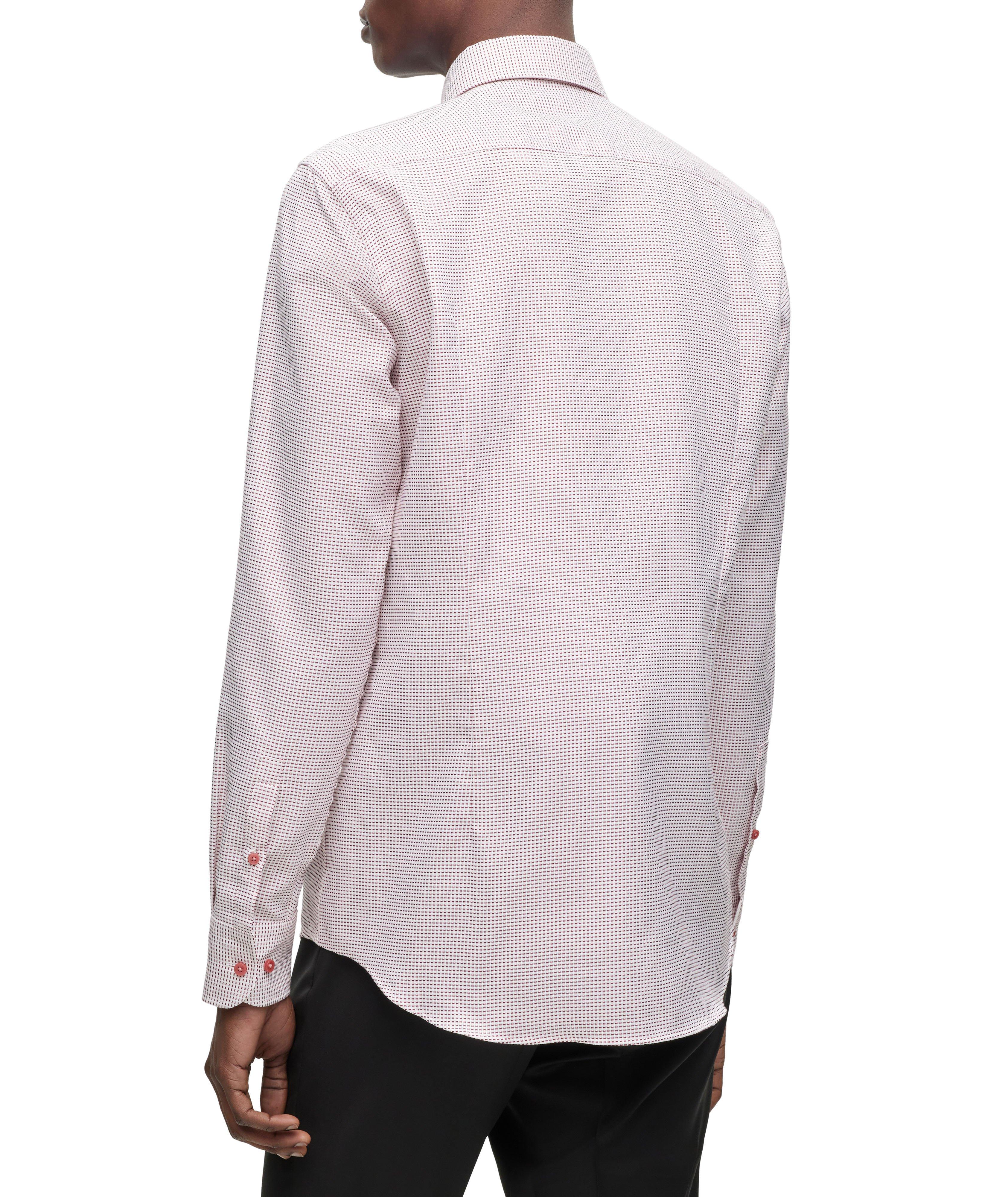 Slim-Fit Neat Pattern Dress Shirt image 5