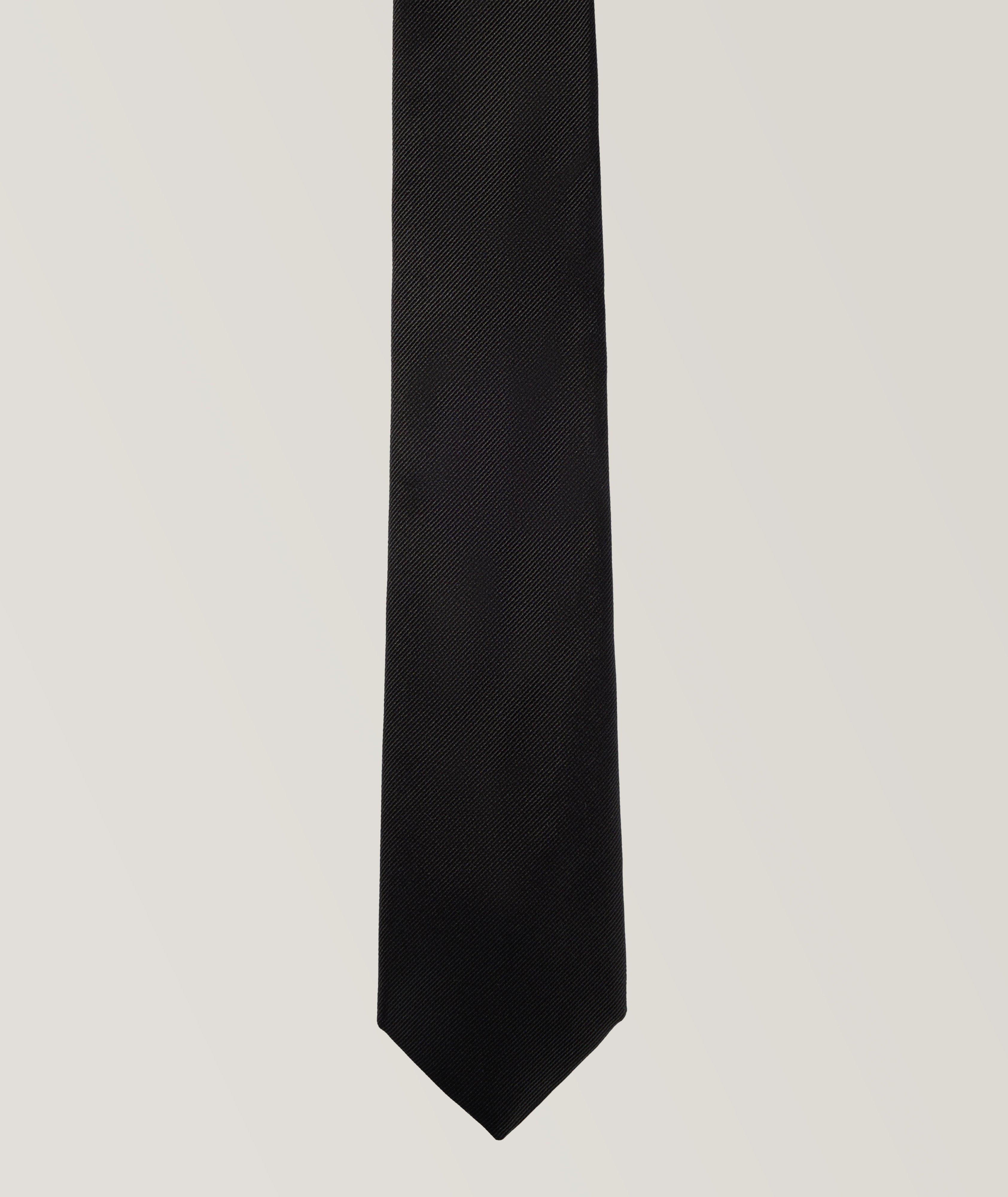 Jacquard-Woven Formal Tie image 0