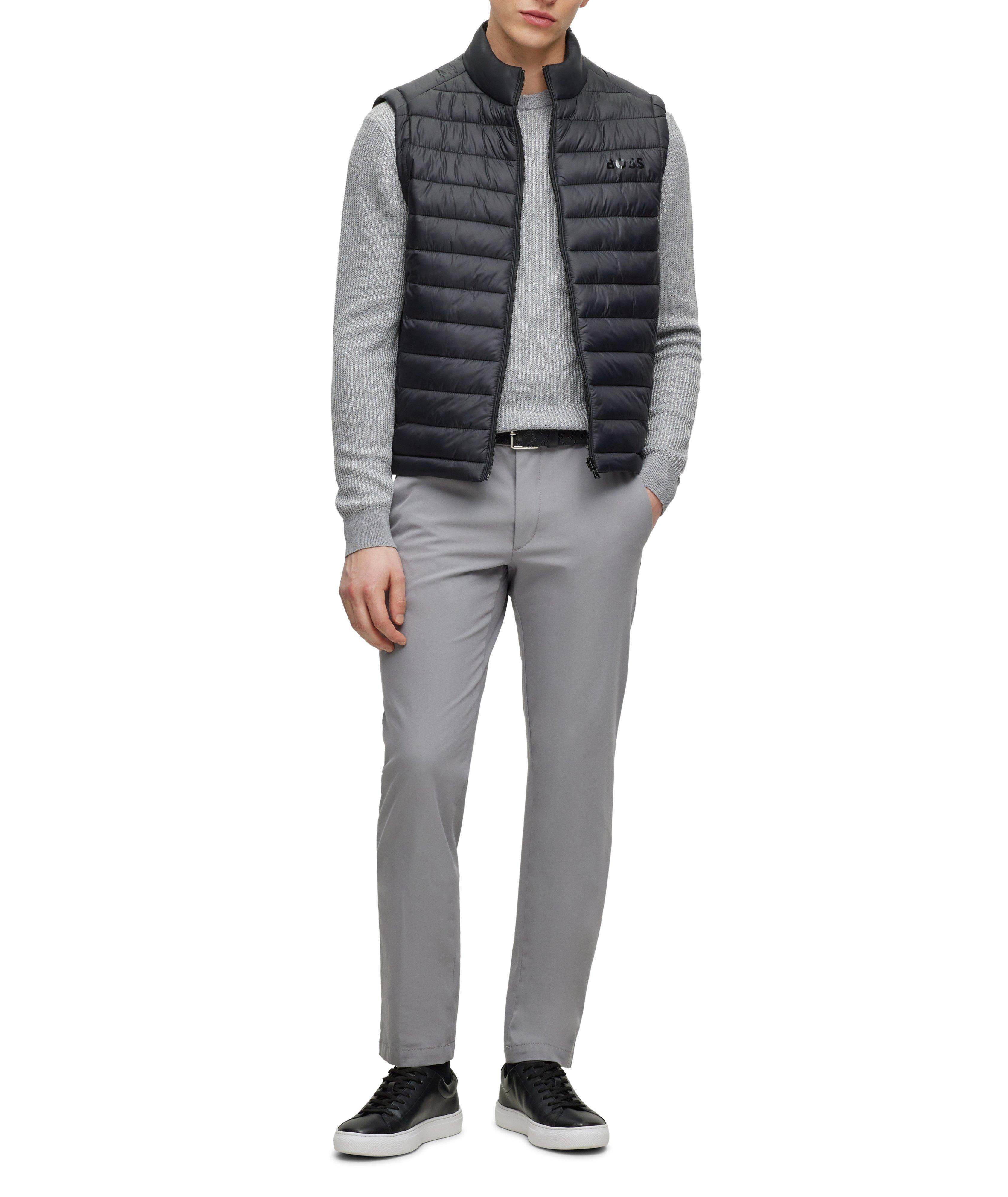 Slim-Fit Cotton-Blend Trousers image 5