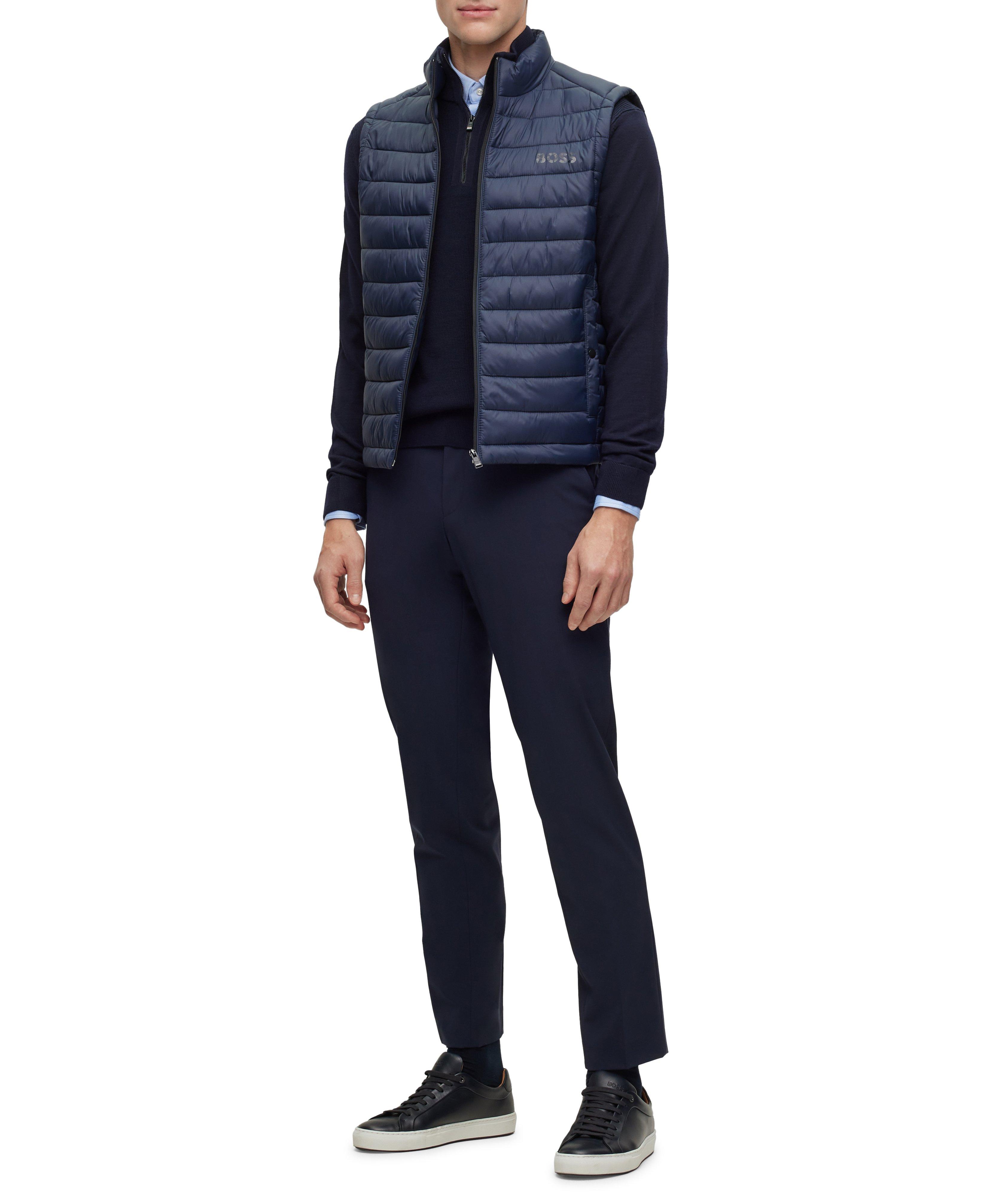Quarter Zip Wool-Cotton Sweater image 4