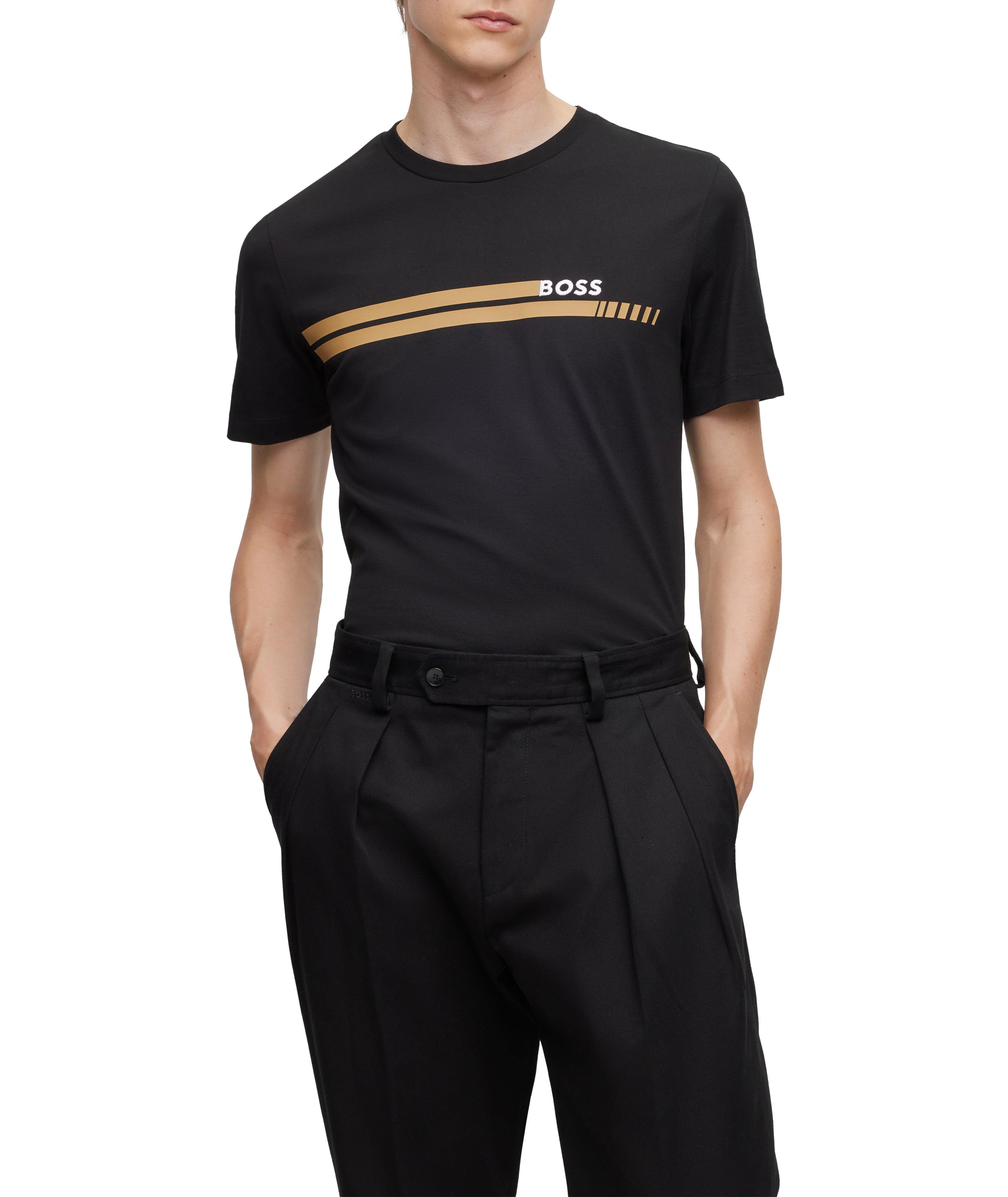 T-shirt en jersey de coton de coupe amincie image 1