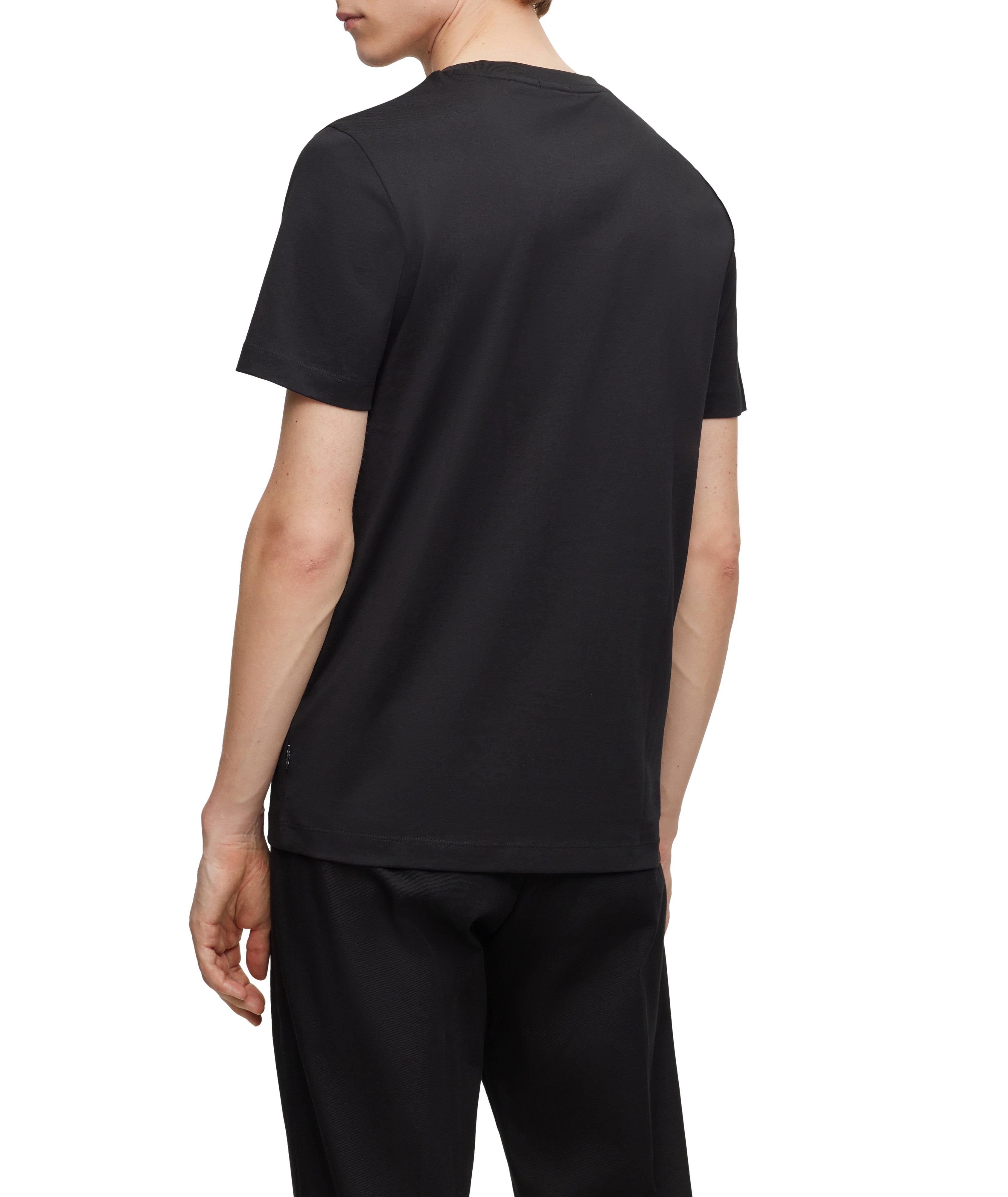 T-shirt en jersey de coton de coupe amincie image 2