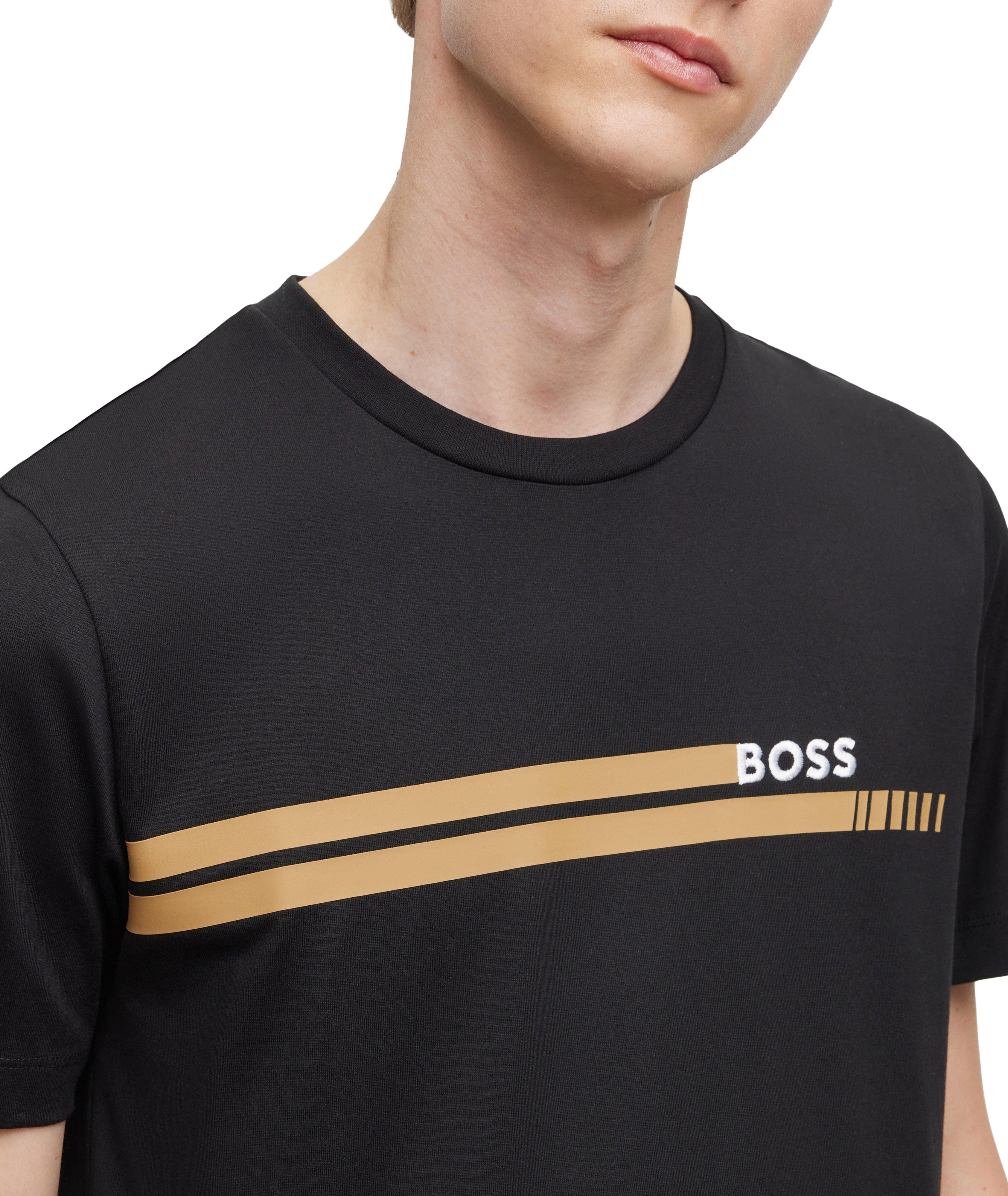T-shirt en jersey de coton de coupe amincie image 3