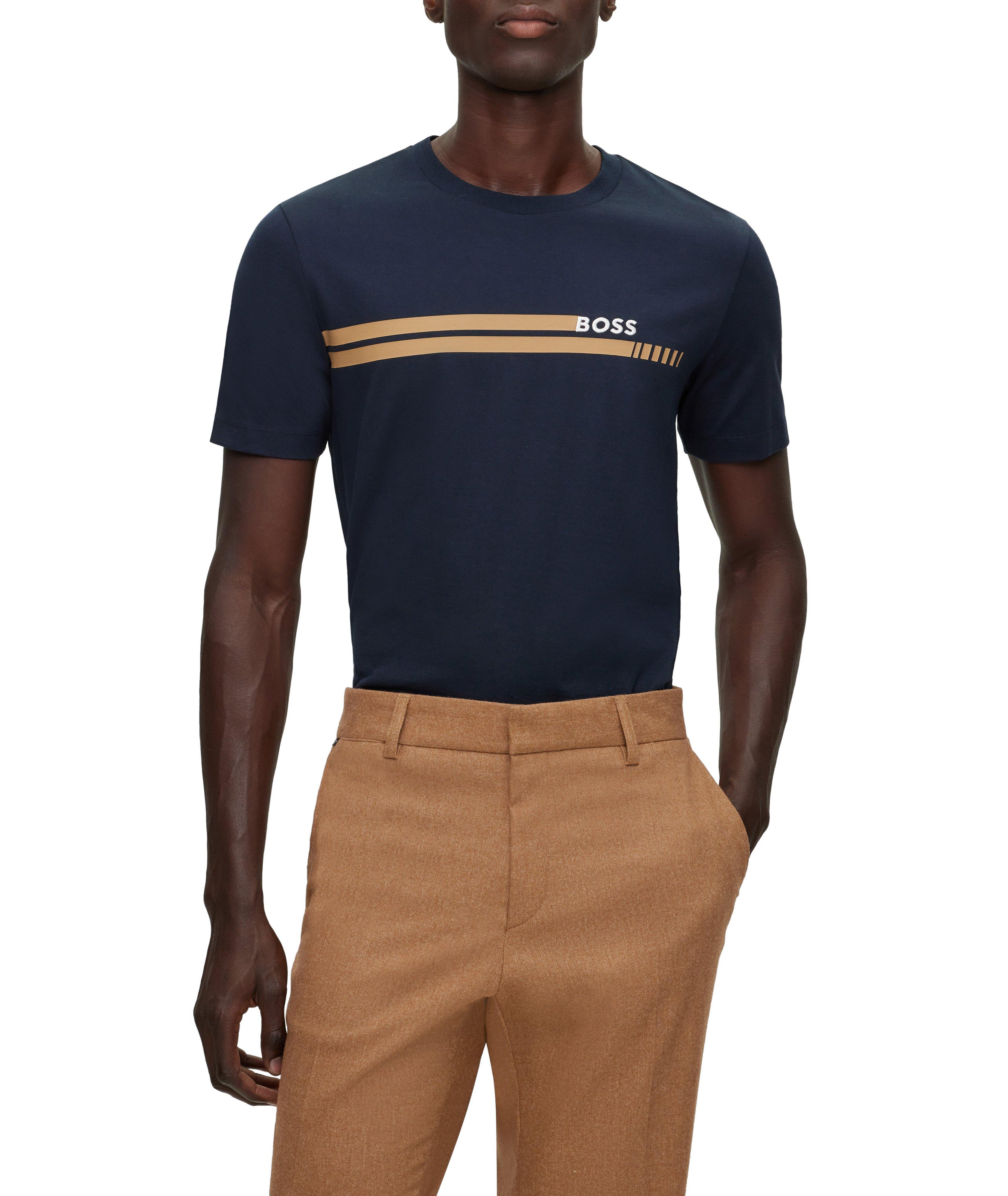 T-shirt en jersey de coton de coupe amincie image 1