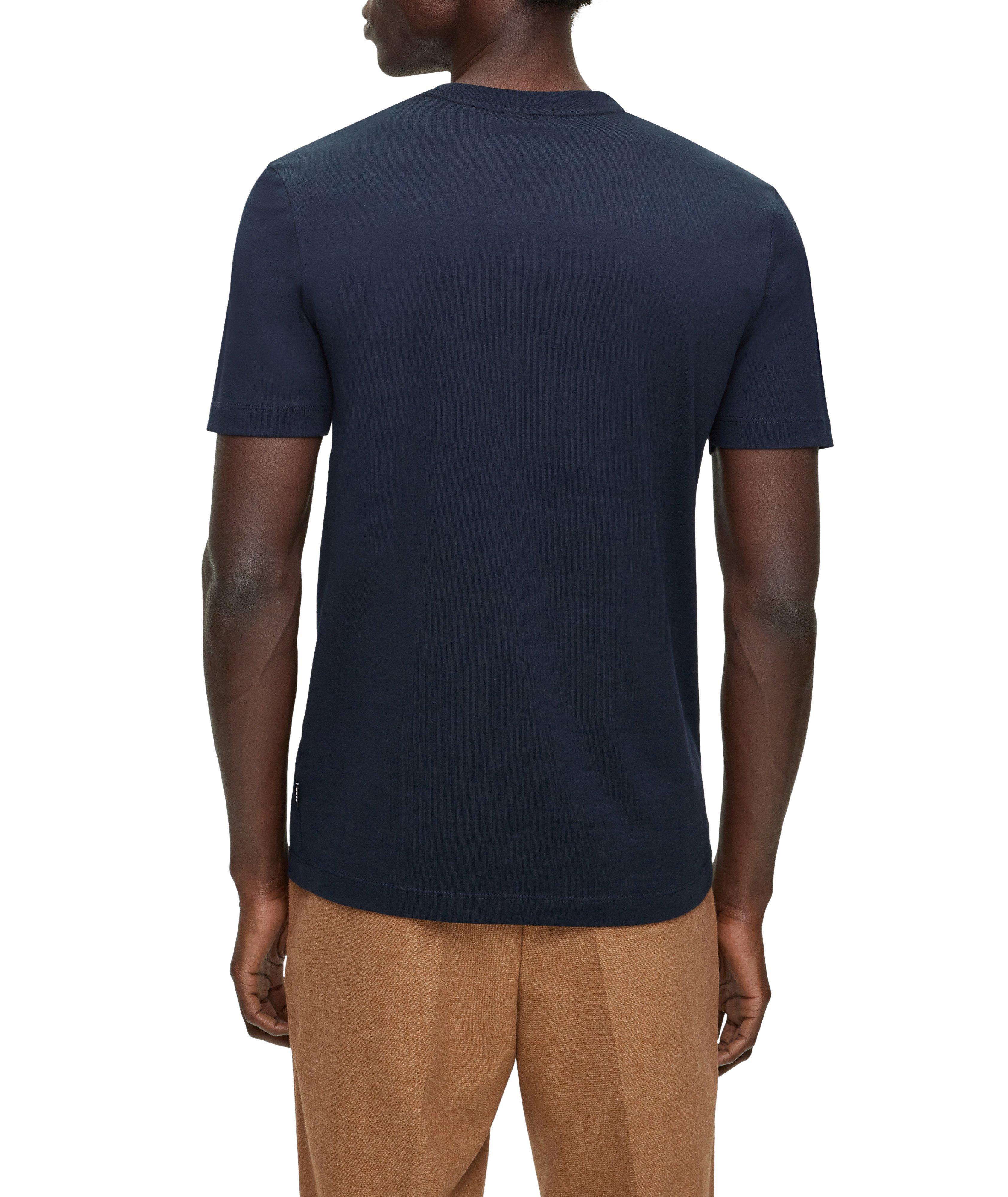 T-shirt en jersey de coton de coupe amincie image 2