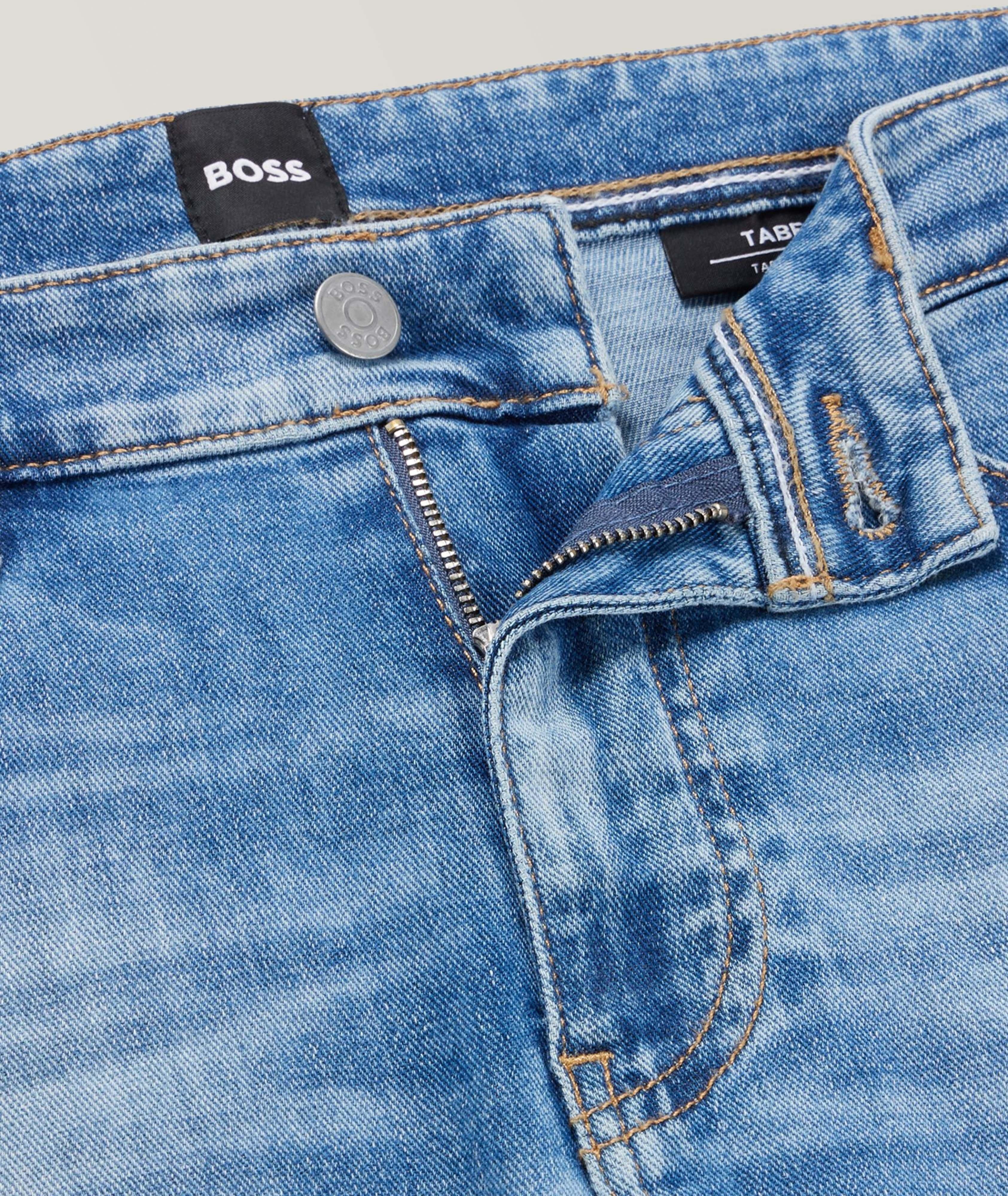 Jean en mélange de coton de coupe fuselée image 1