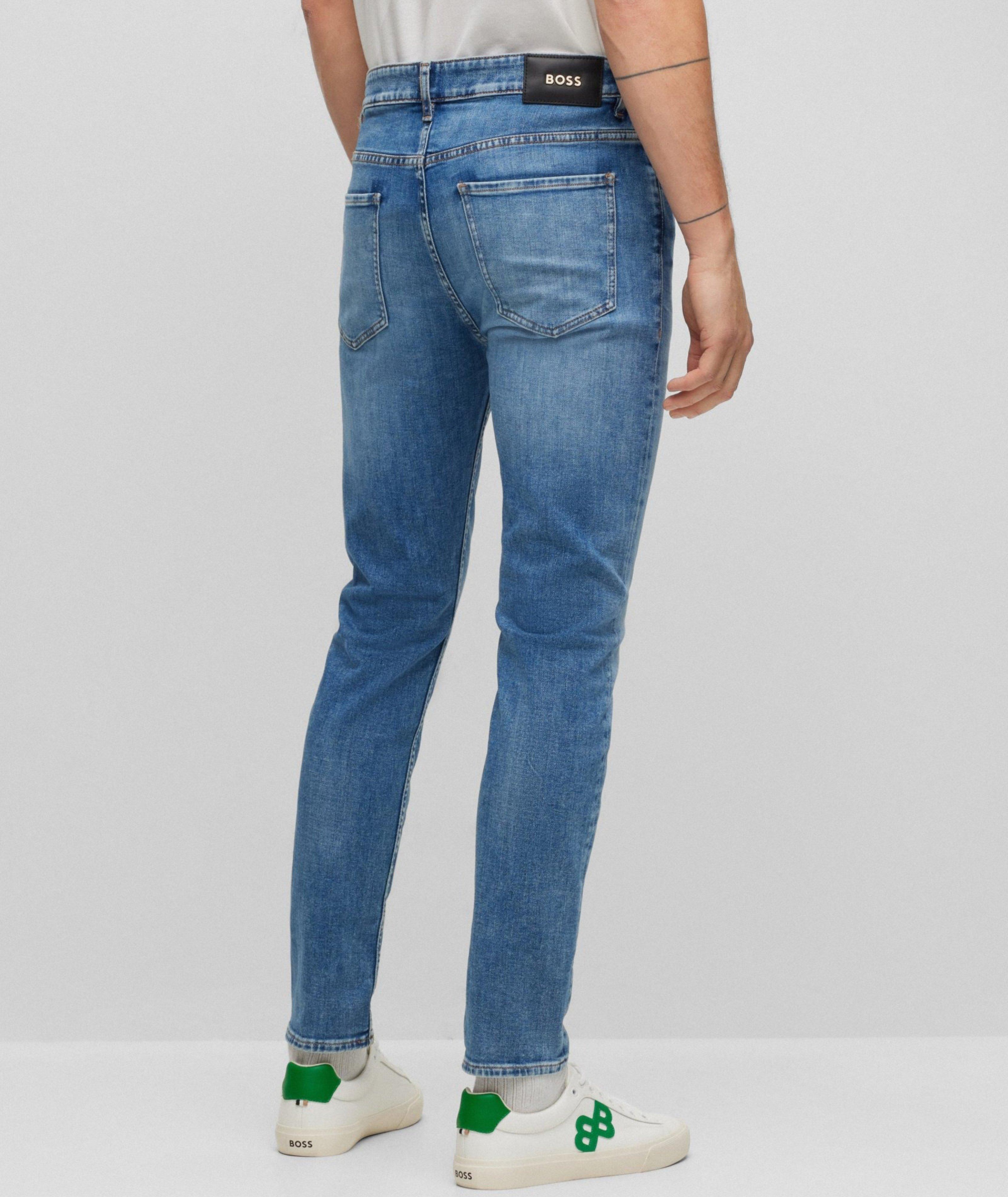 Jean en mélange de coton de coupe fuselée image 3