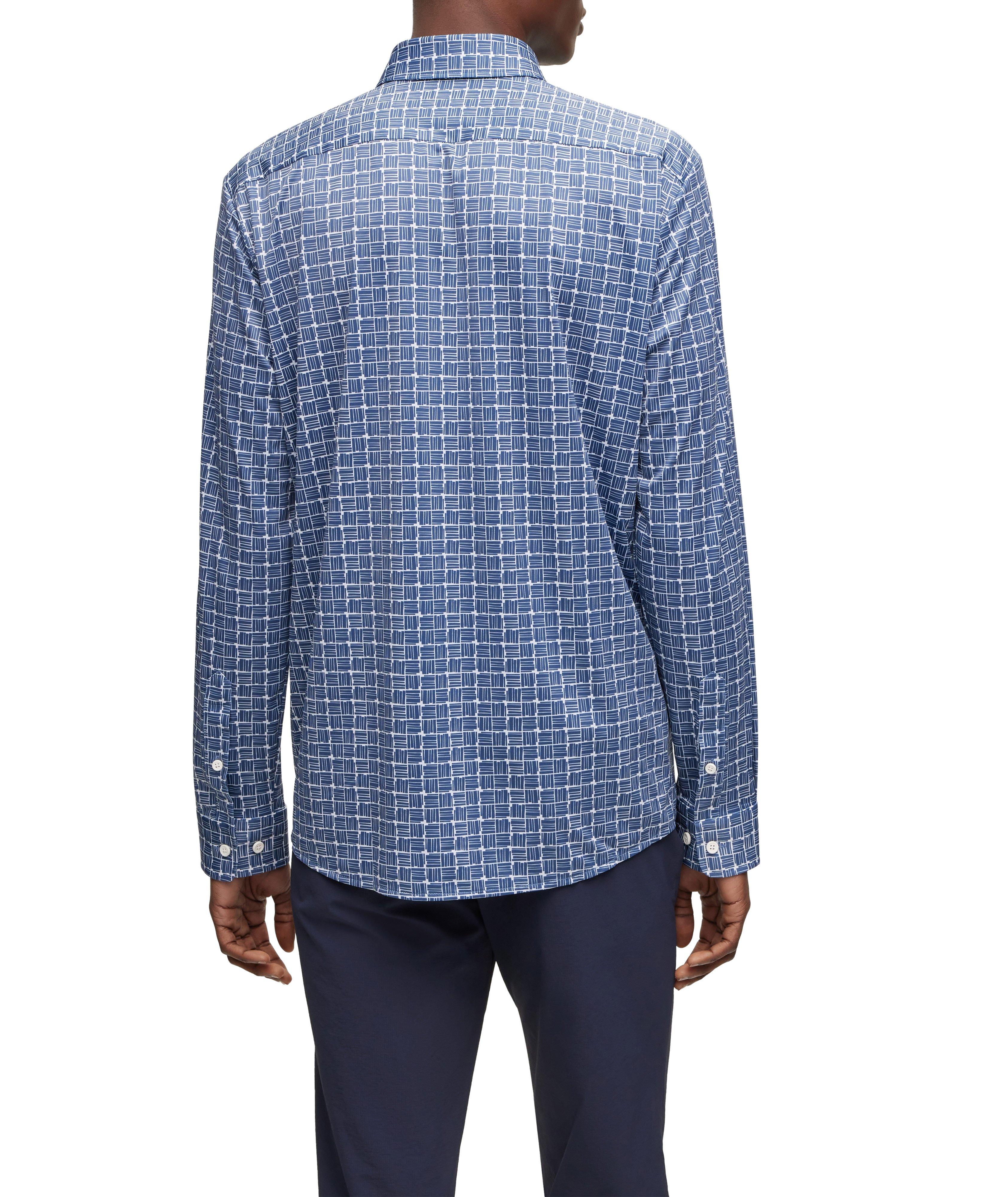 Chemise décontractée en tissu extensible image 2