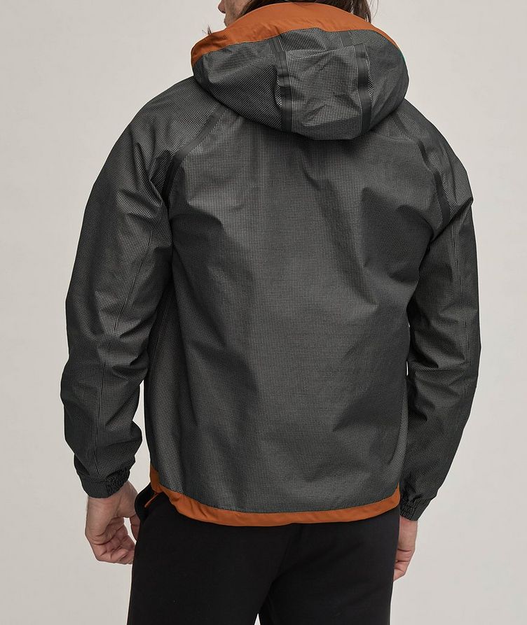 Grid Technical-Fabric Hooded Jacket image 2