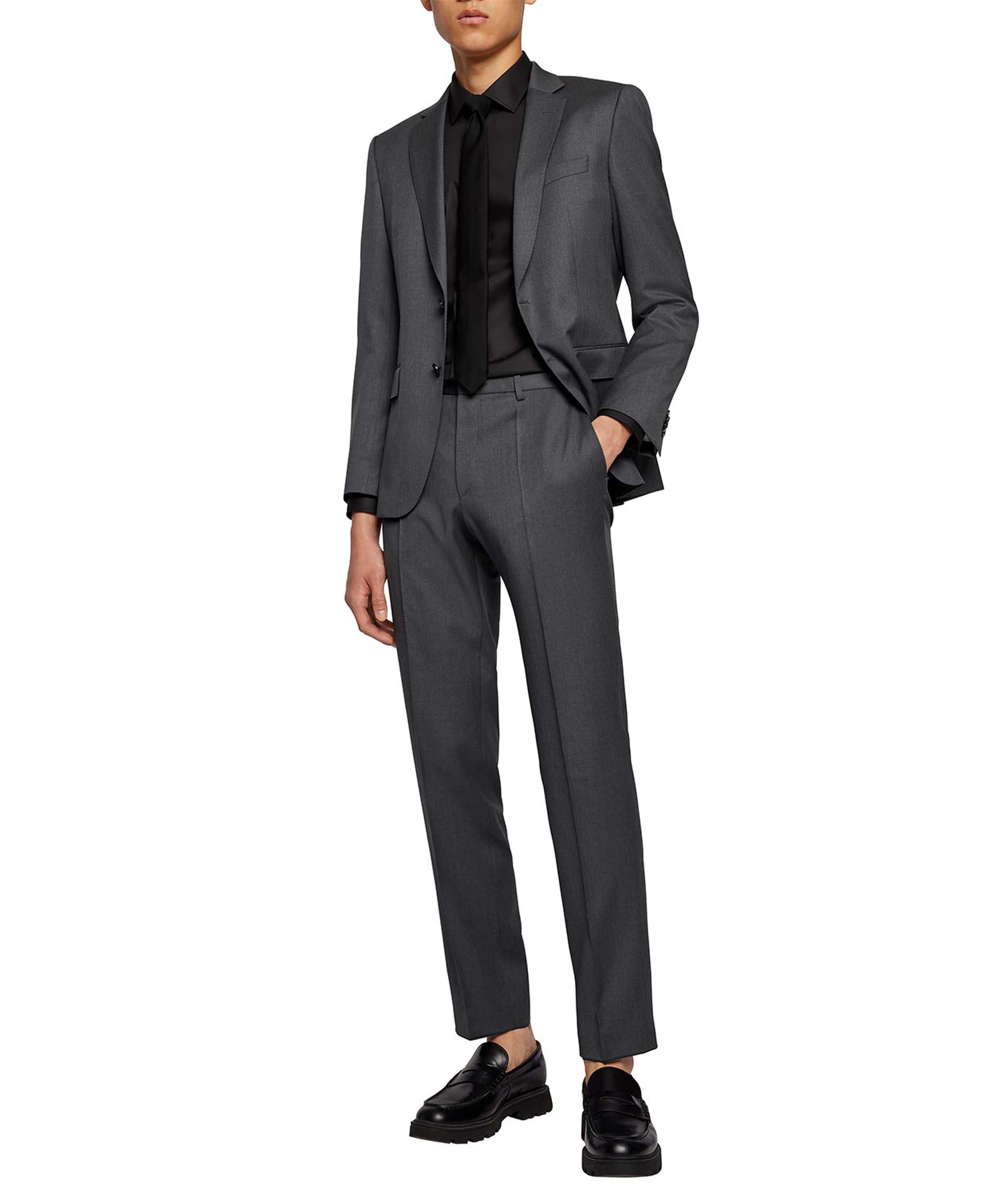 BOSS Lenon Super 120s Virgin Wool Formal Trousers | Dress Pants | Harry ...