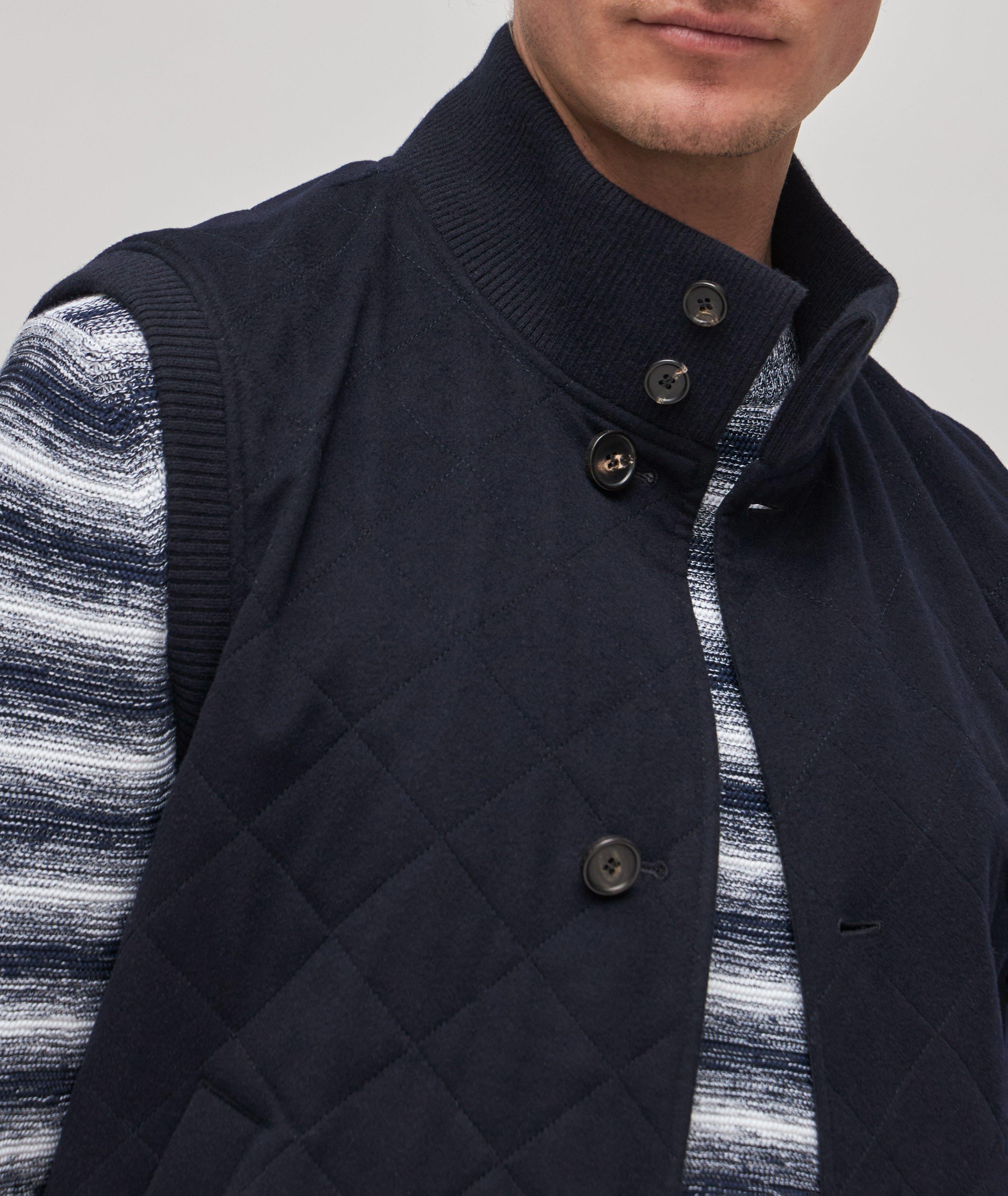 Quilted Reversible Tall Men's Vest
