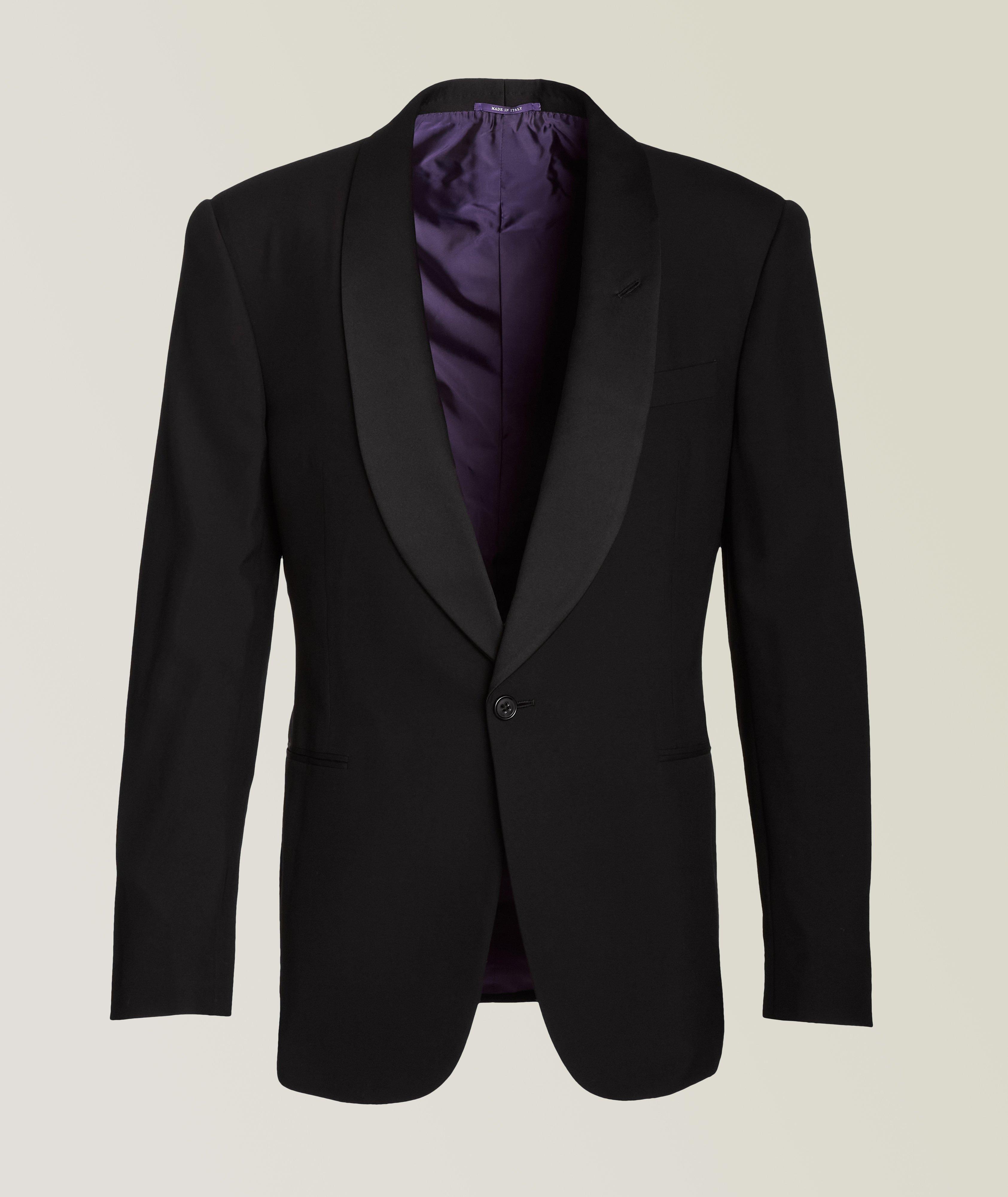 Gregory Wool Barathea Shawl Tuxedo image 0