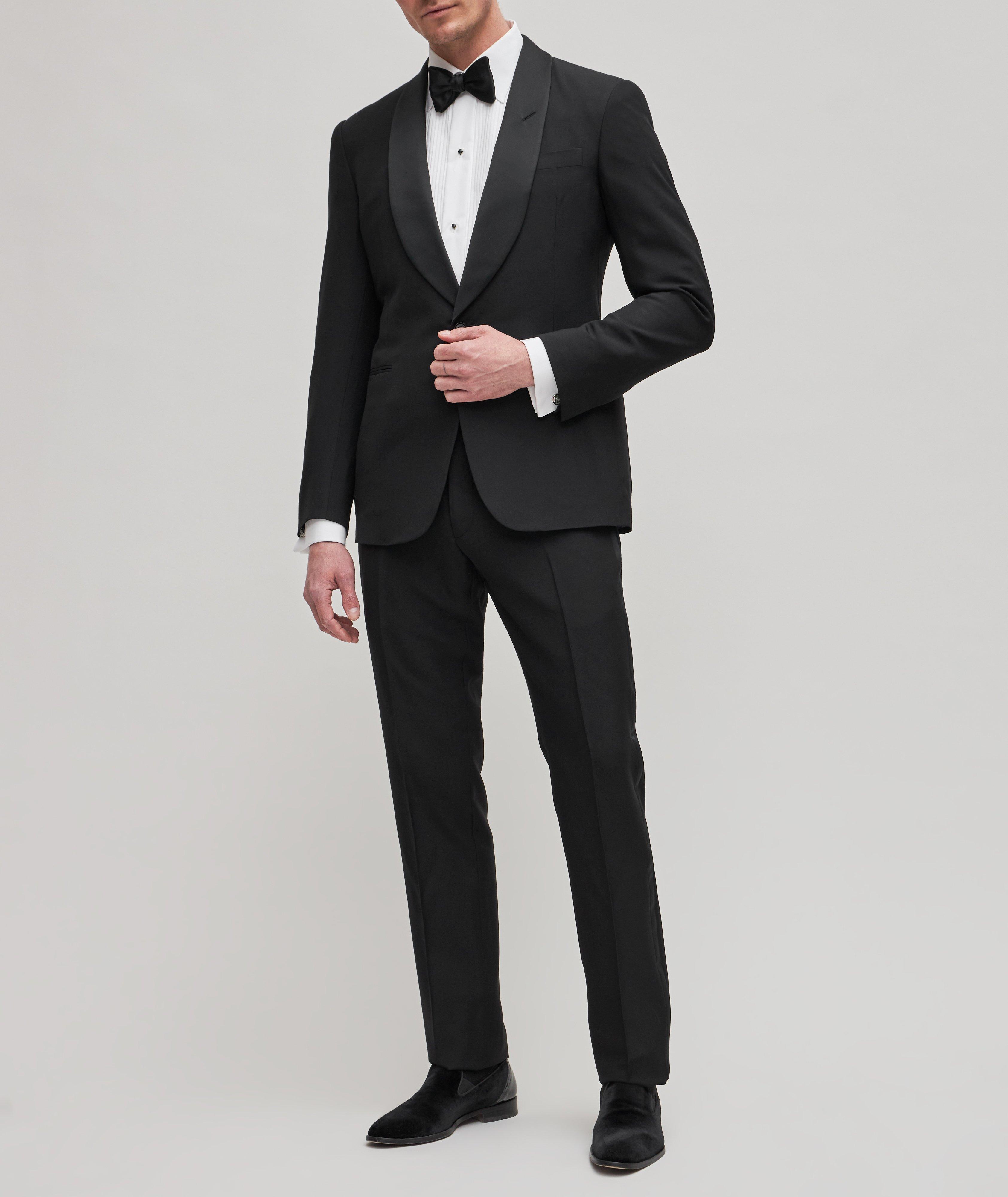 Gregory Wool Barathea Shawl Tuxedo image 1