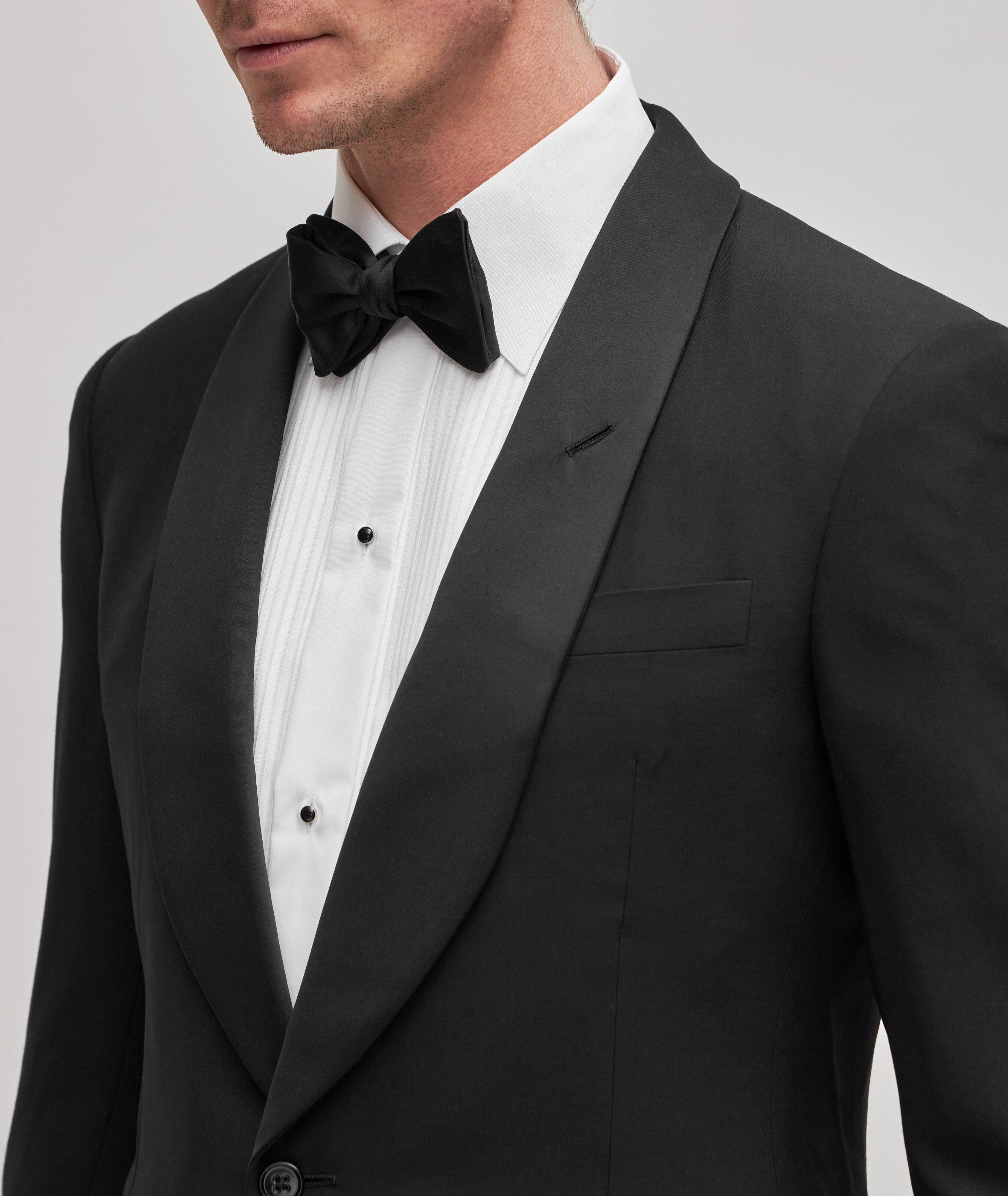Gregory Wool Barathea Shawl Tuxedo image 3
