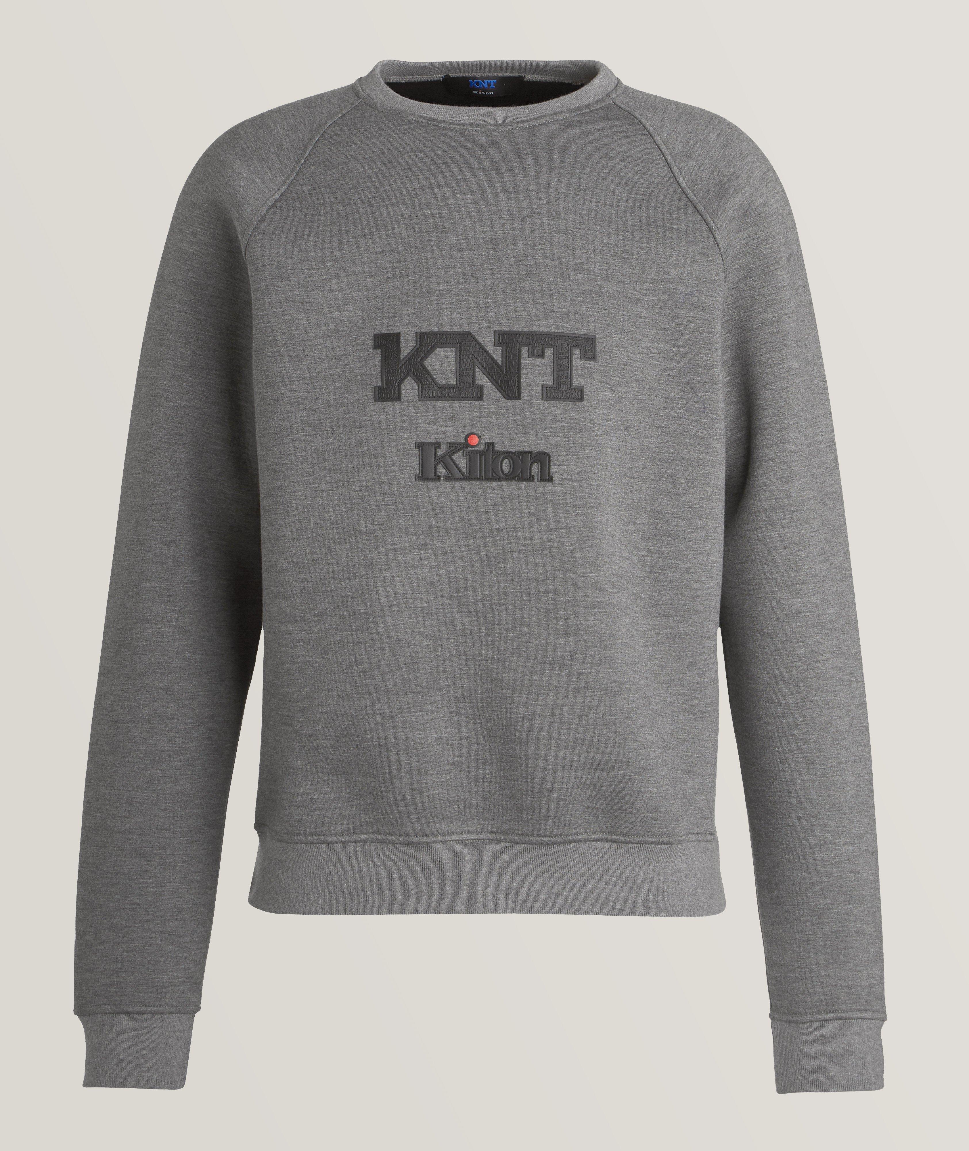 KNT Logo Jersey Crew Neck Sweatshirt image 0