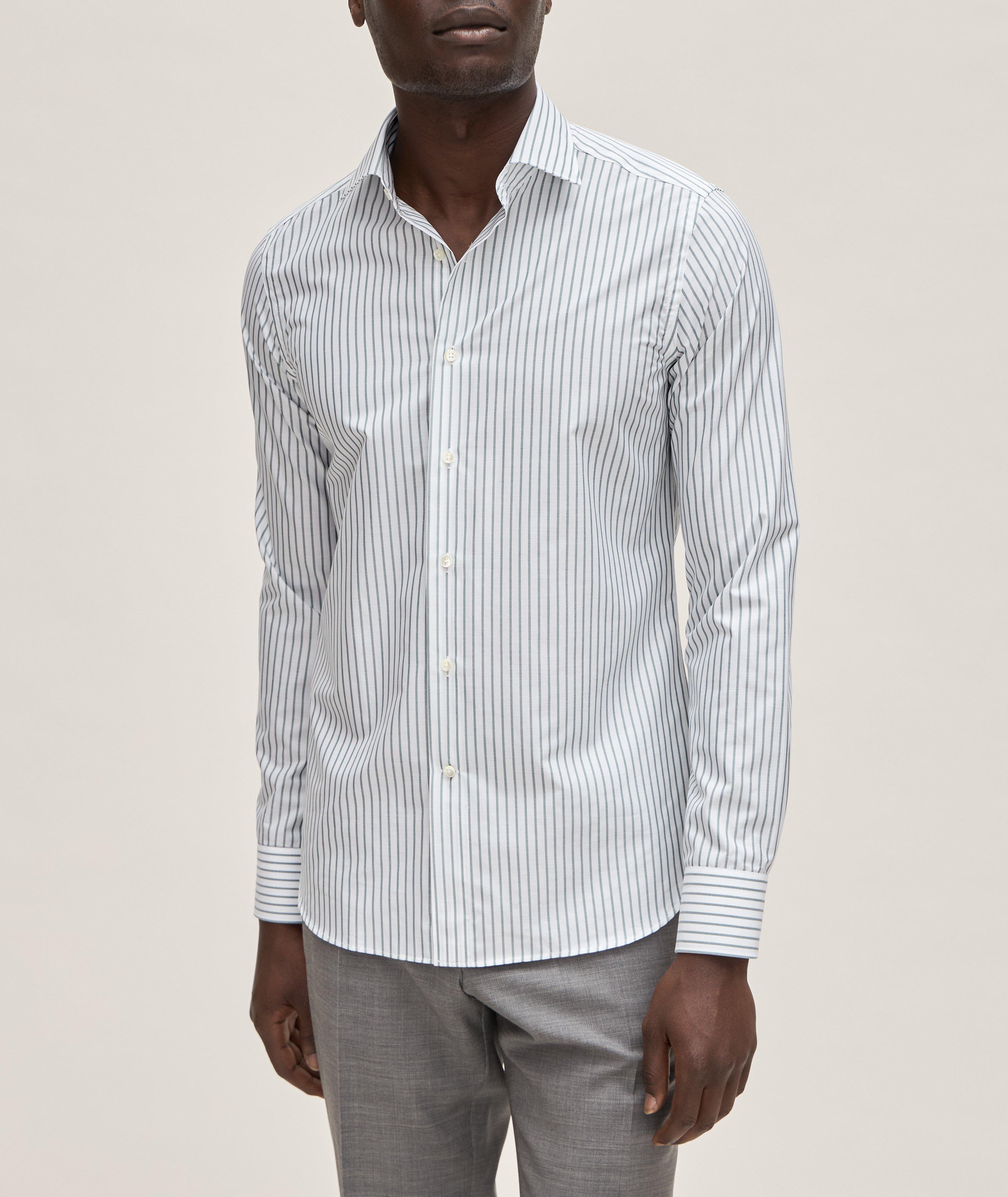 Impeccabile Striped Dress Shirt  image 1