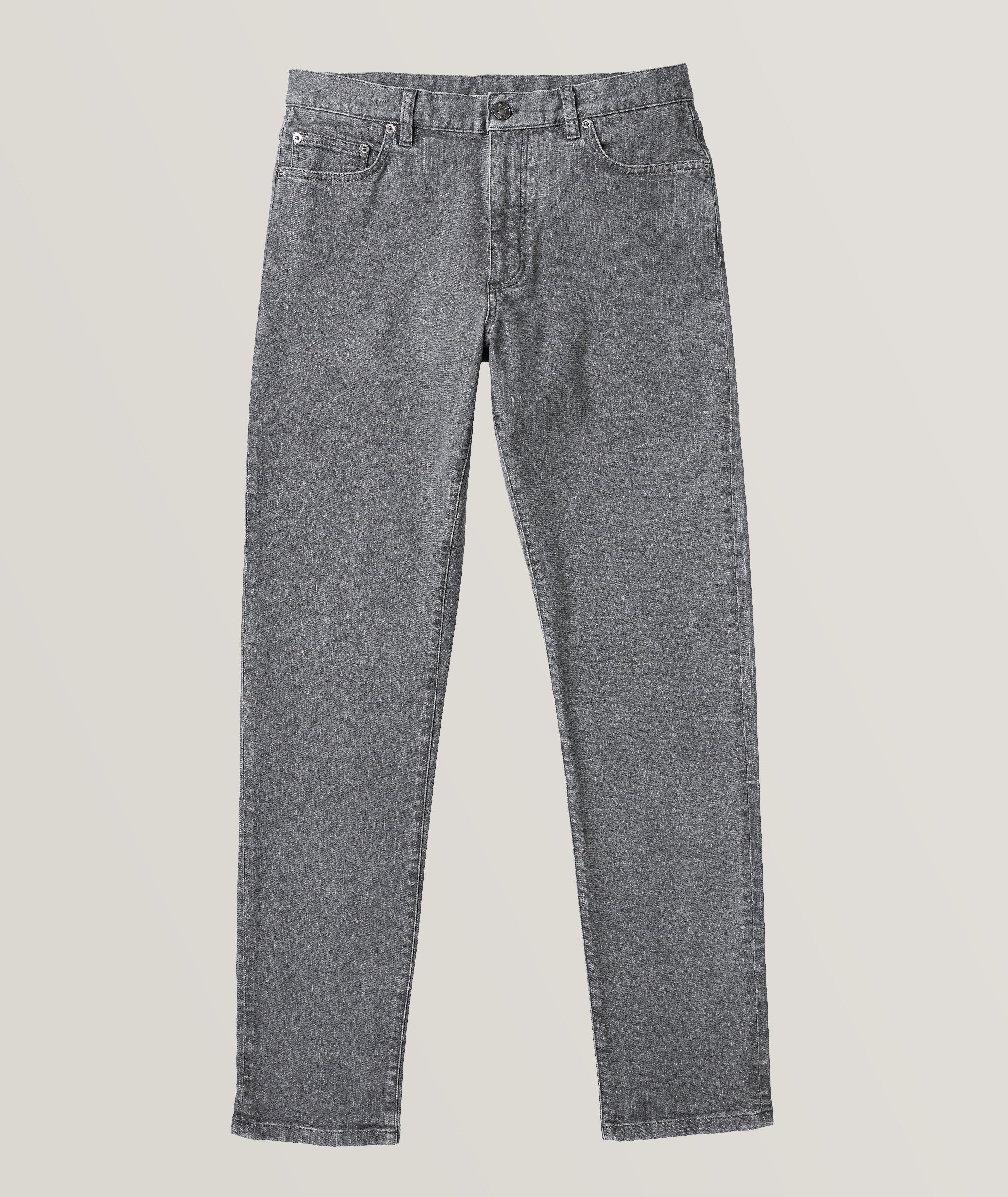 City Stretch-Cotton Five-Pocket Jeans image 0