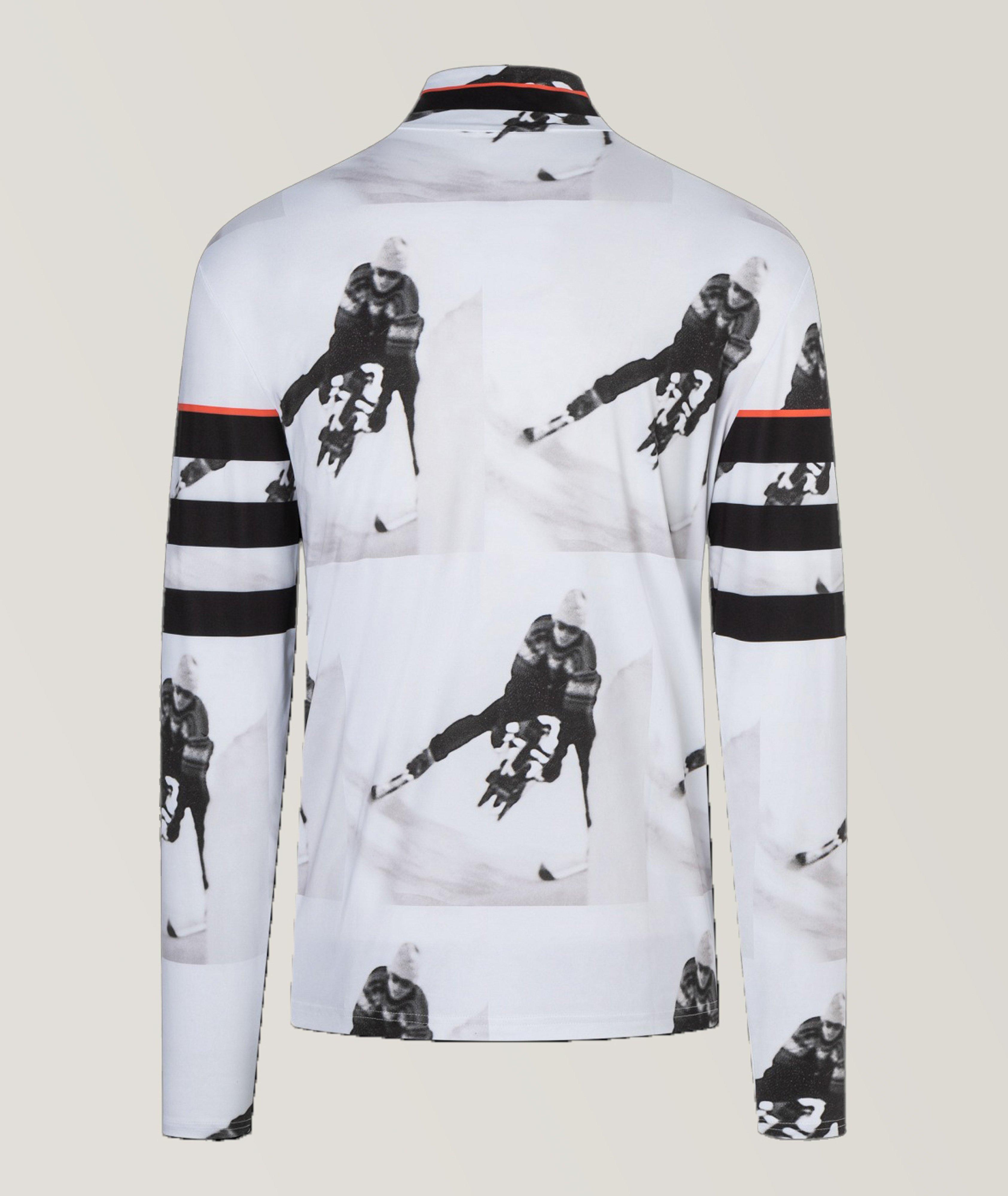 Jarry Graphic Print Quarter-Zip Ski Sweater image 1