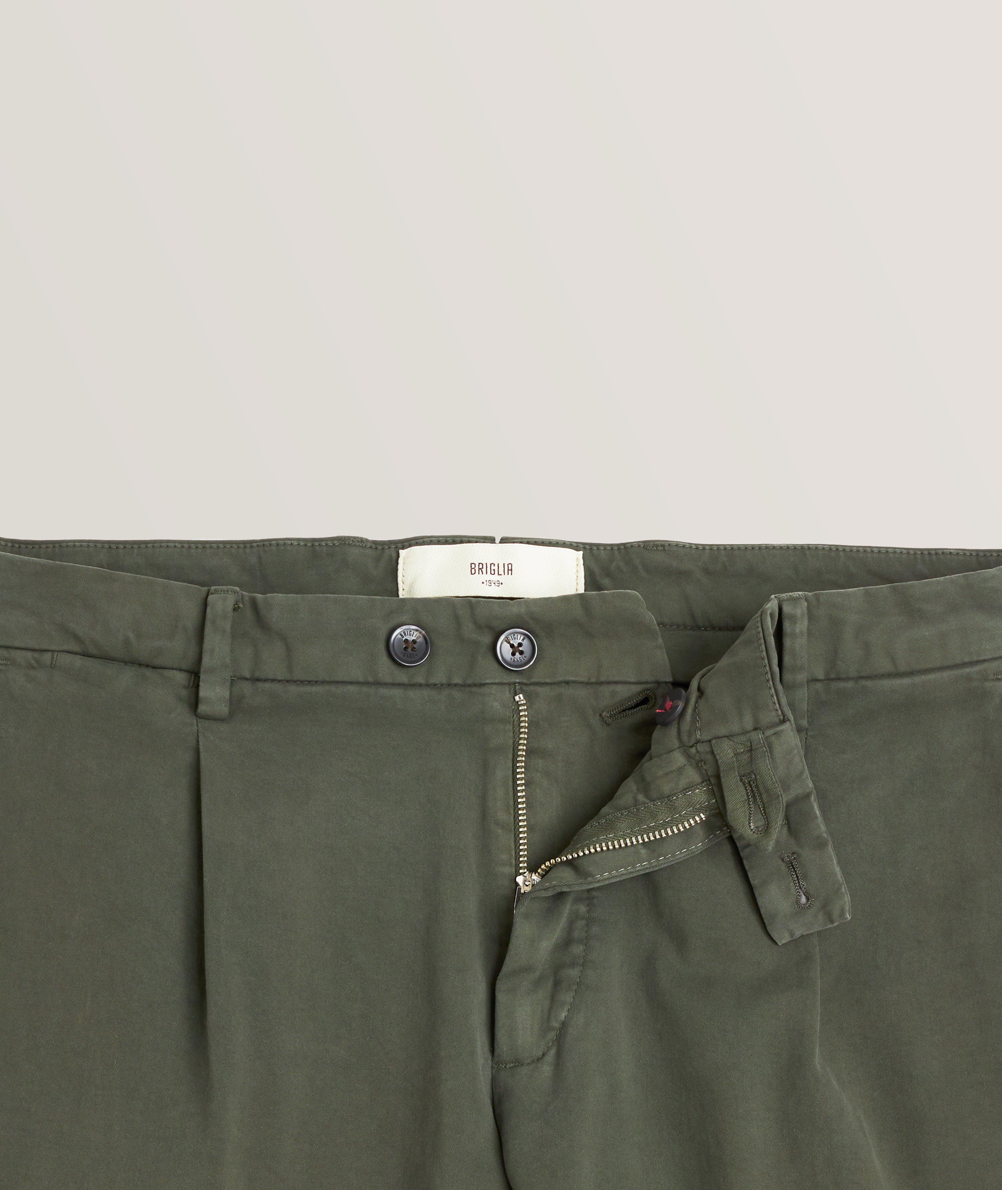 Stretch-Cotton Jersey Chinos image 1