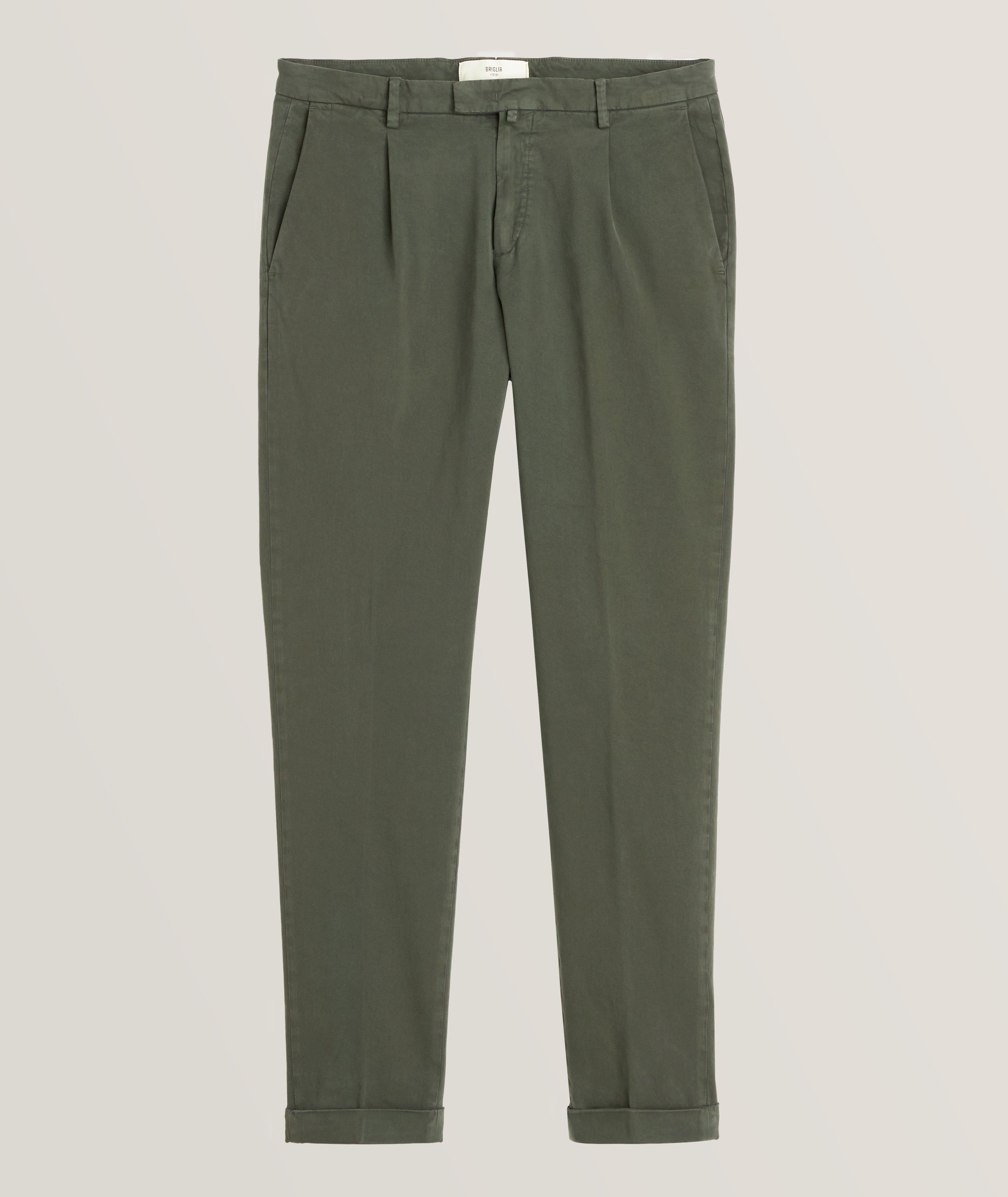 Stretch-Cotton Jersey Chinos image 0