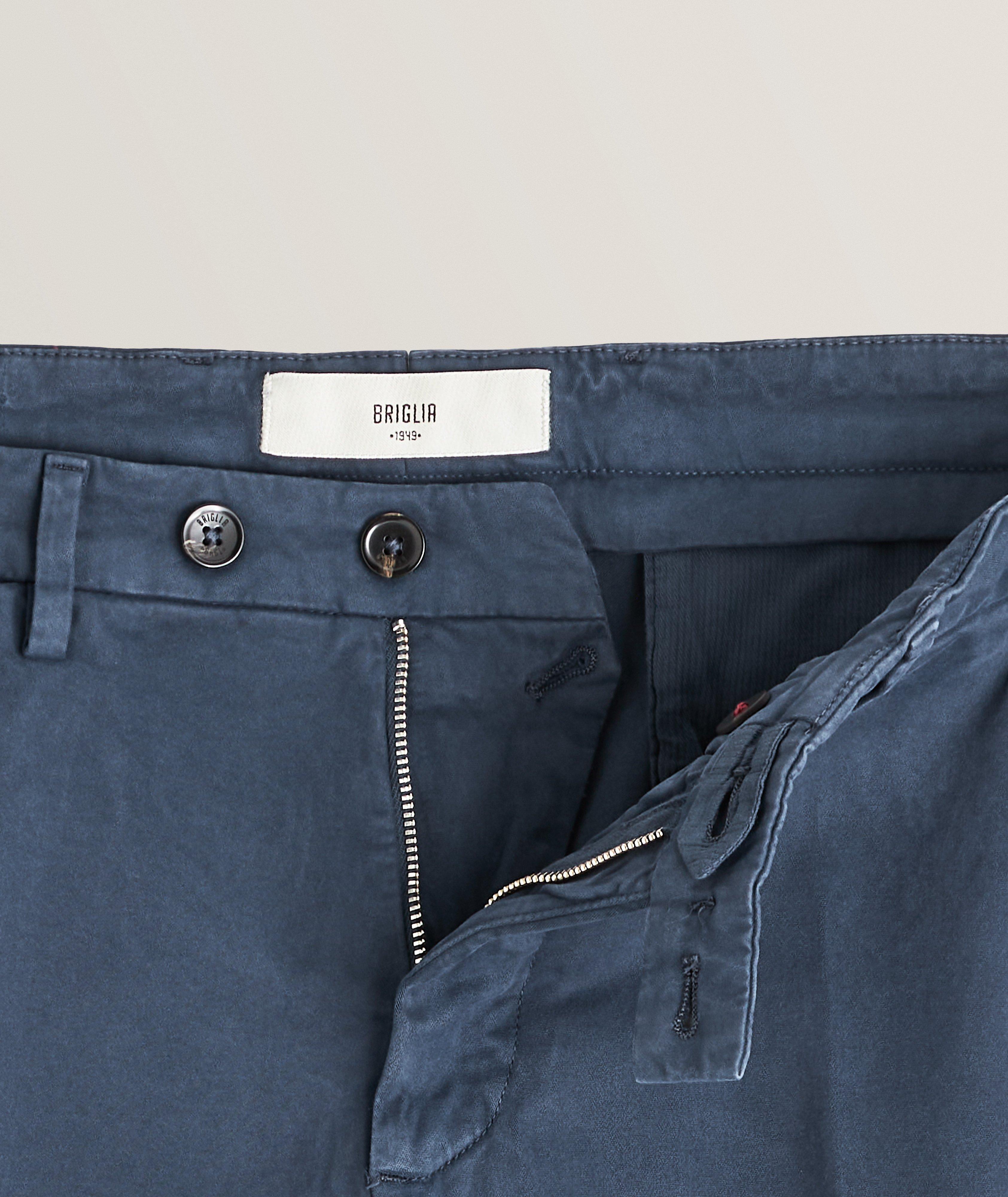 Stretch Jersey Cotton Chinos image 1