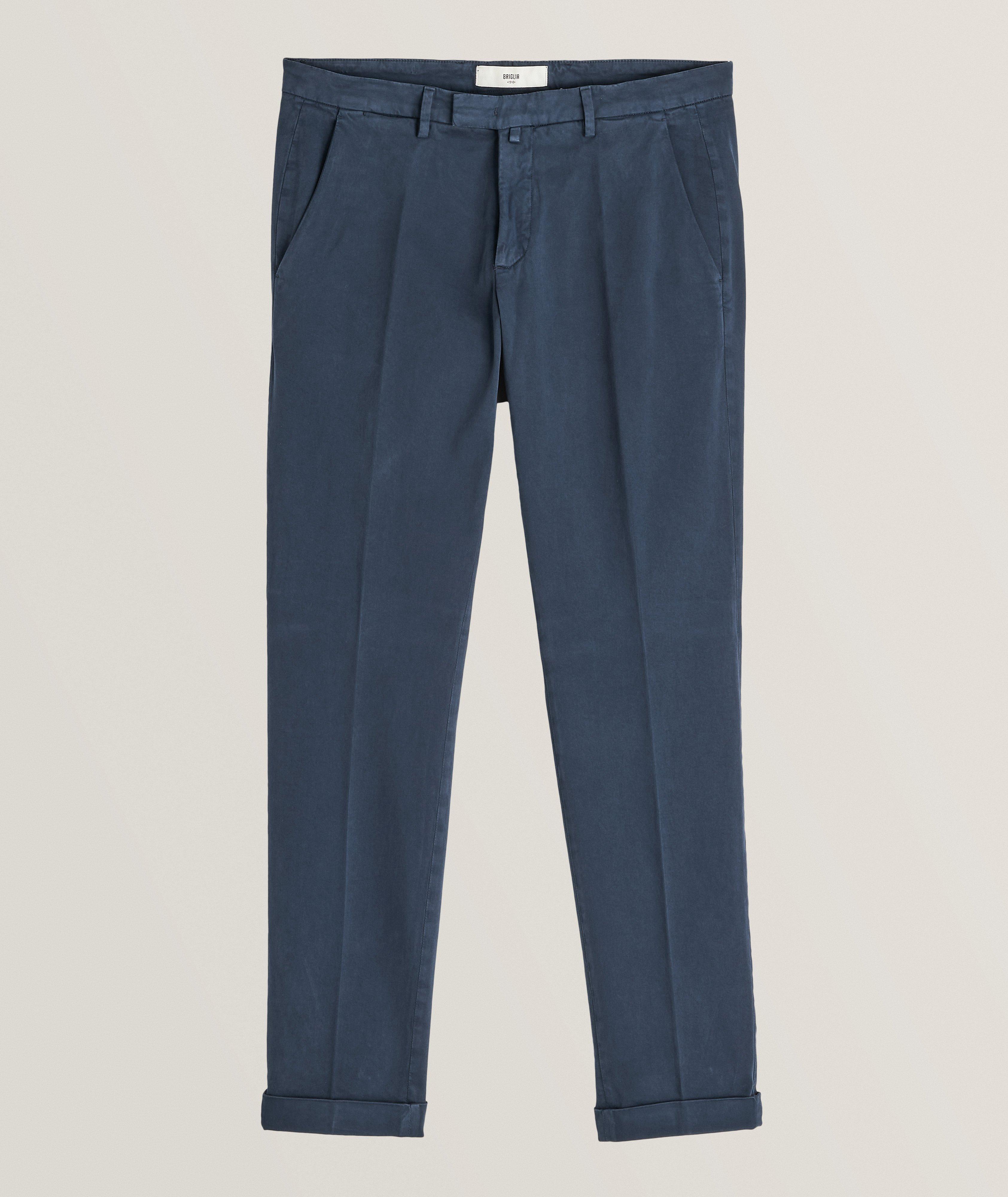 Stretch Jersey Cotton Chinos image 0