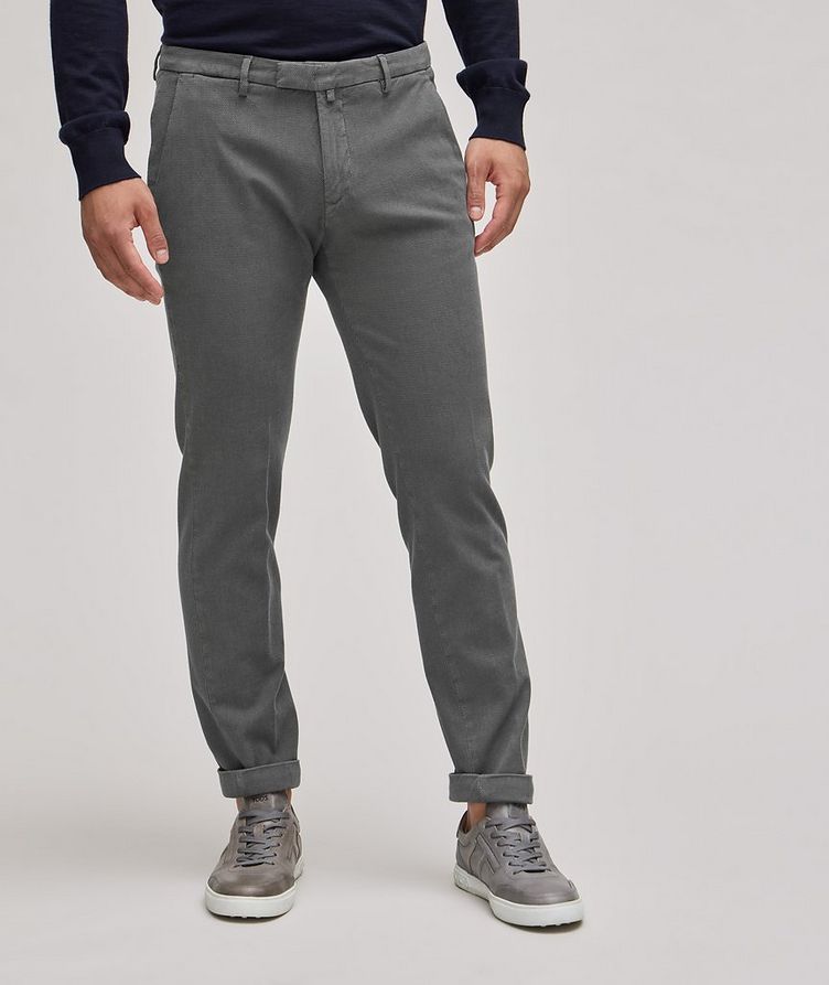 Textured Stretch-Cotton Jersey Chinos image 2