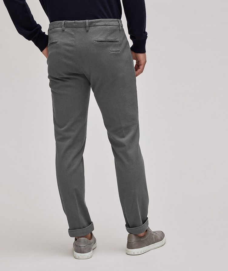 Textured Stretch-Cotton Jersey Chinos image 3