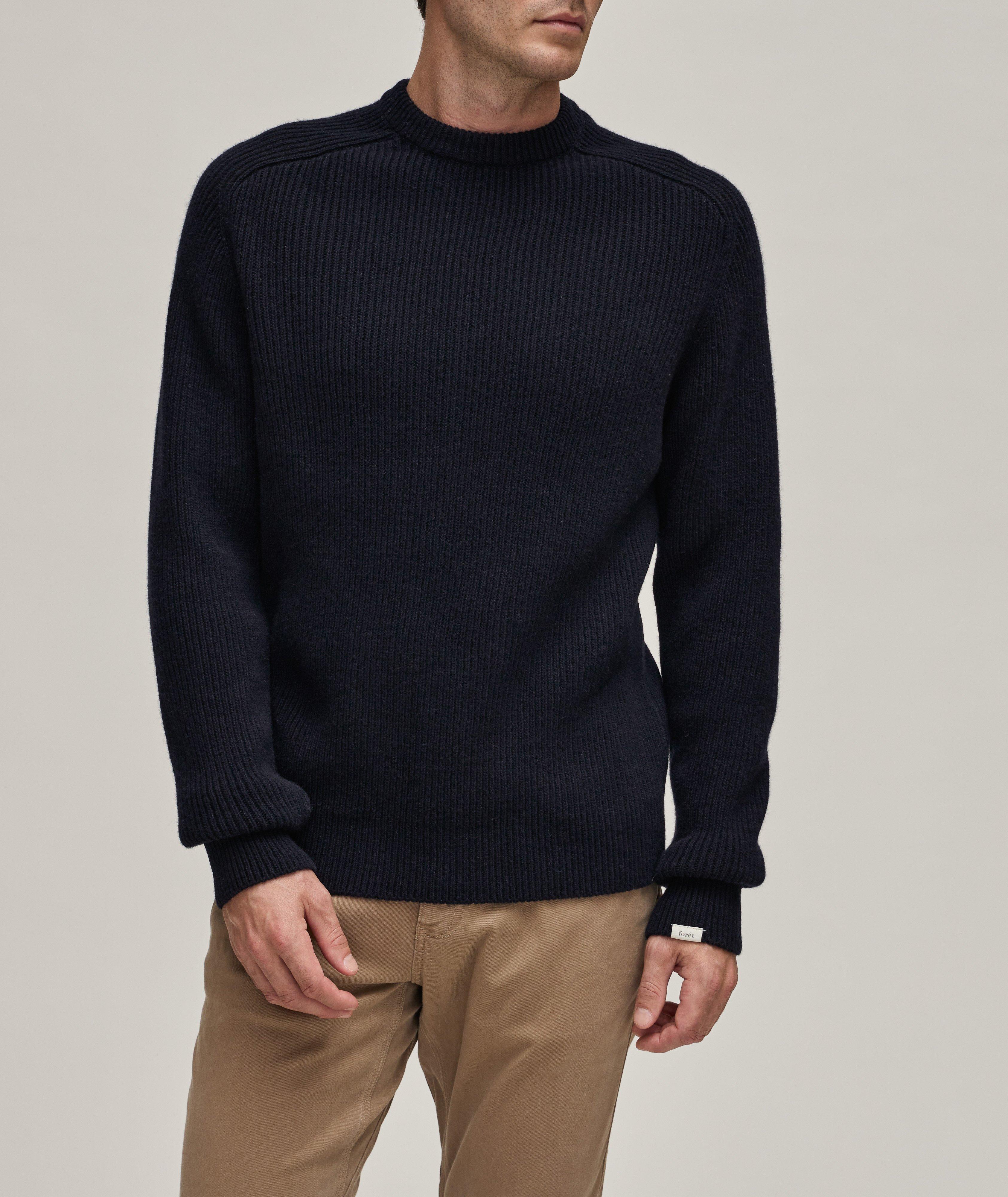 Cone Rib Knit Wool-Blend Sweater image 1