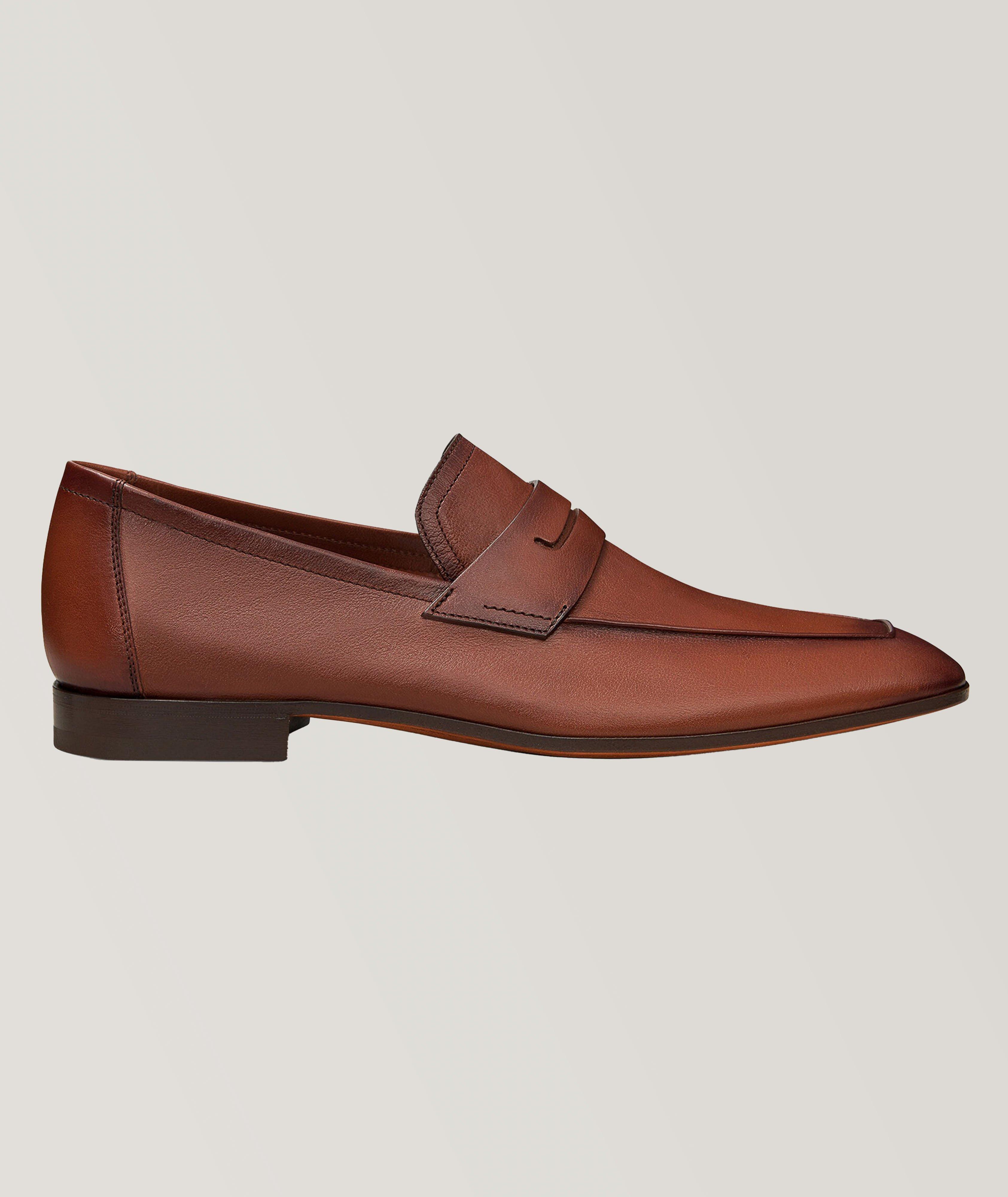 Berluti Lorenzo Kangaroo Leather Loafers