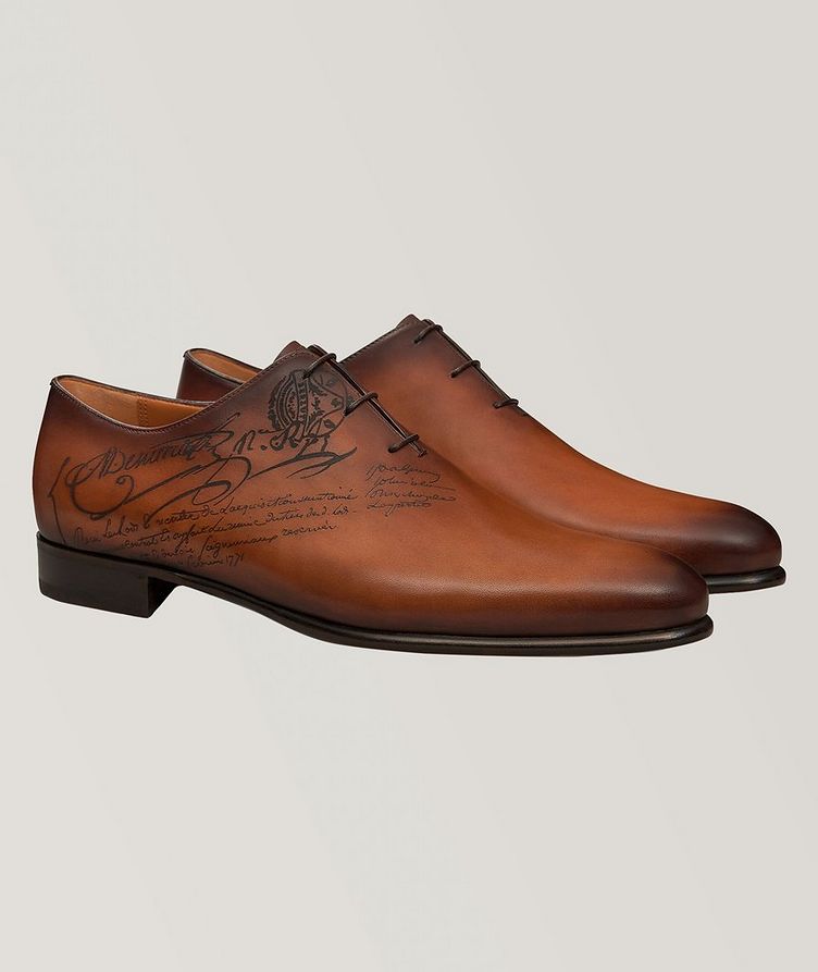 Alessandro Galet Scritto Leather Oxfords image 1