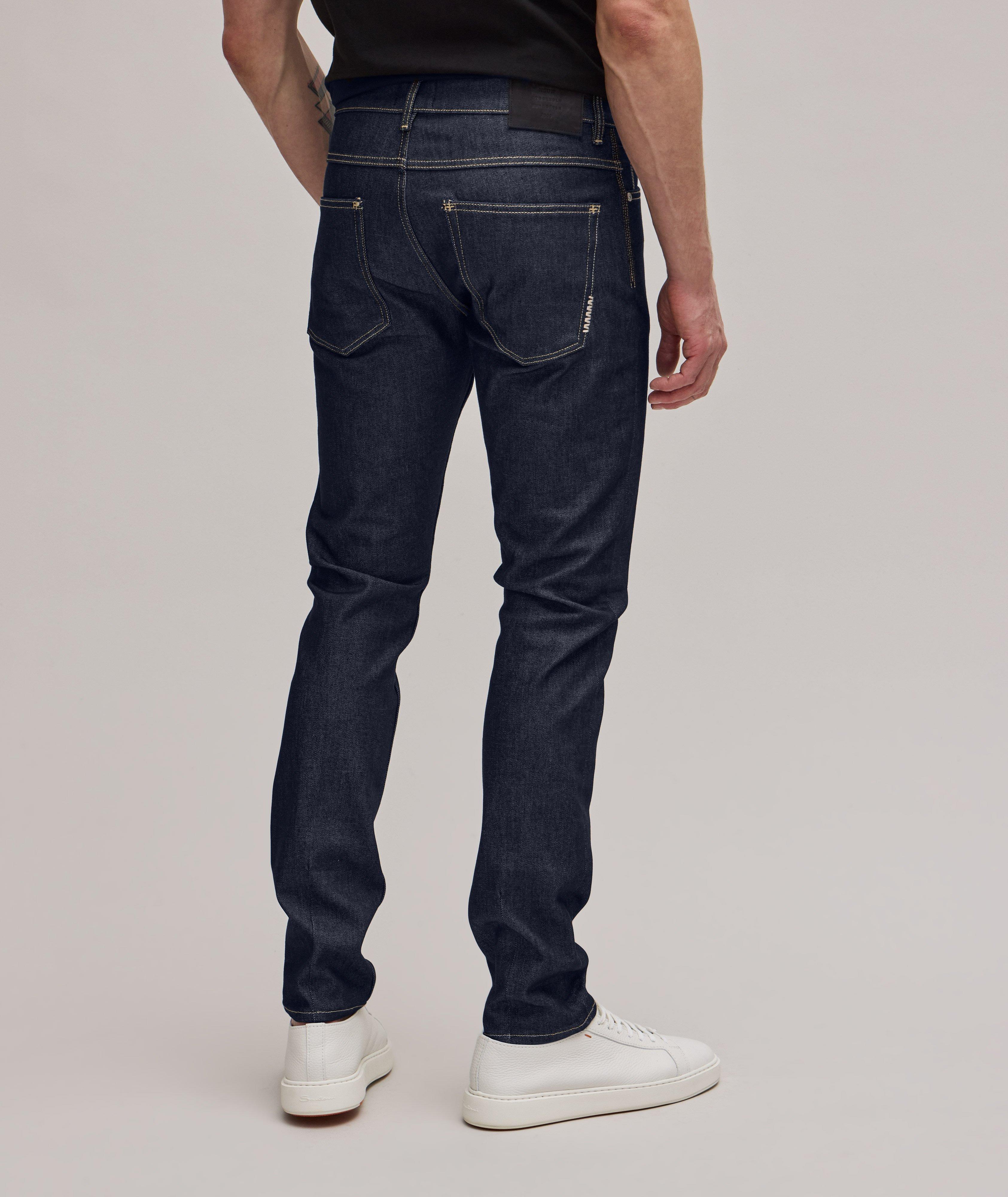 Lou Slim Straight Stretch-Cotton Jeans image 2