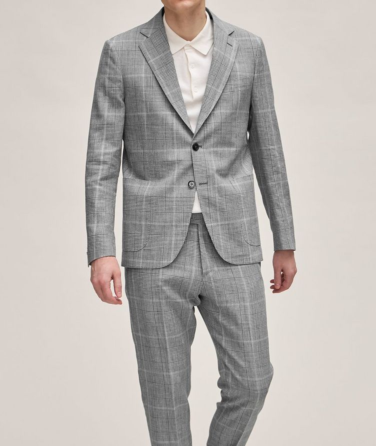 Checked Wool-Linen Suit image 1