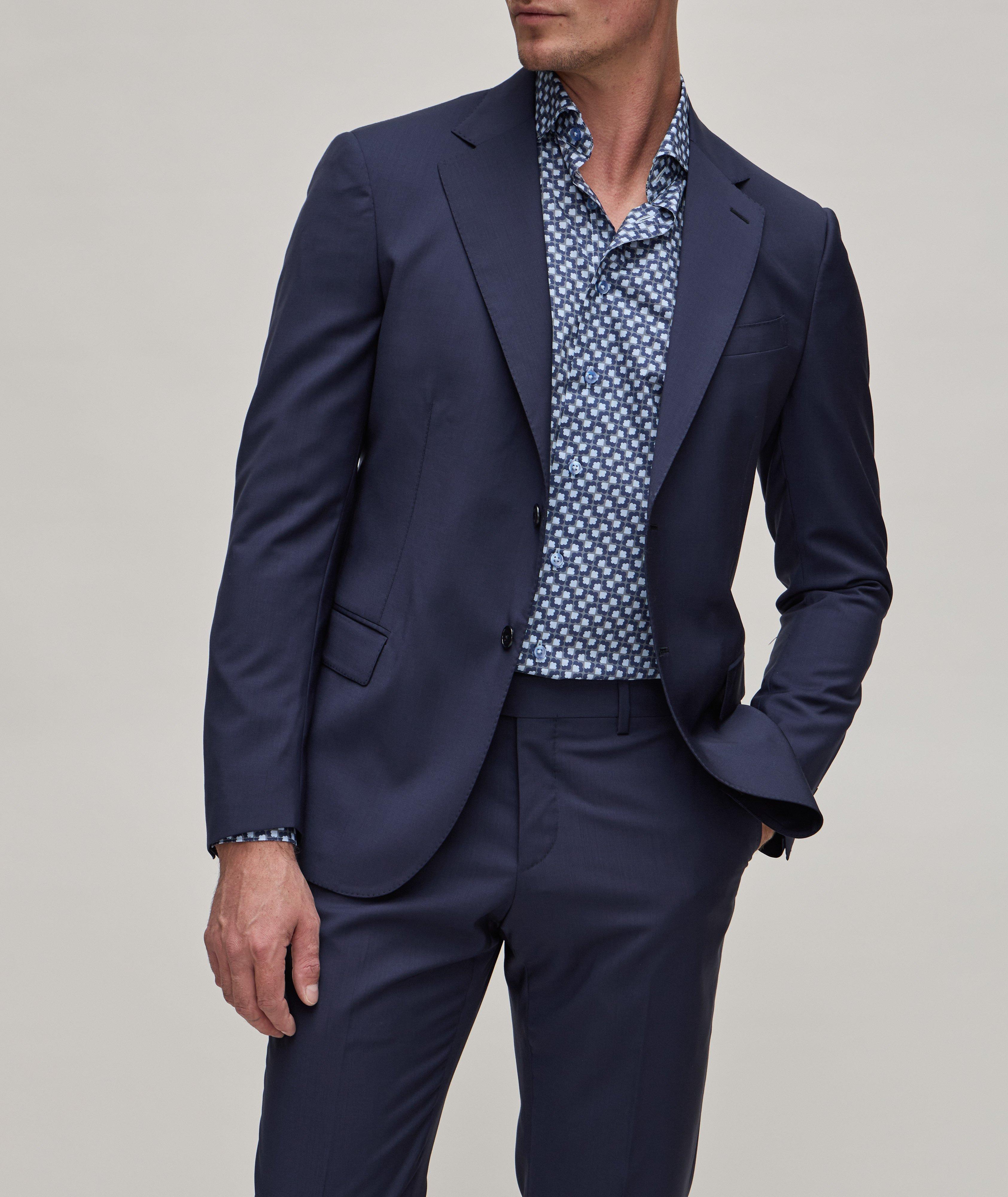 Slim-Fit Wool Suit Jacket