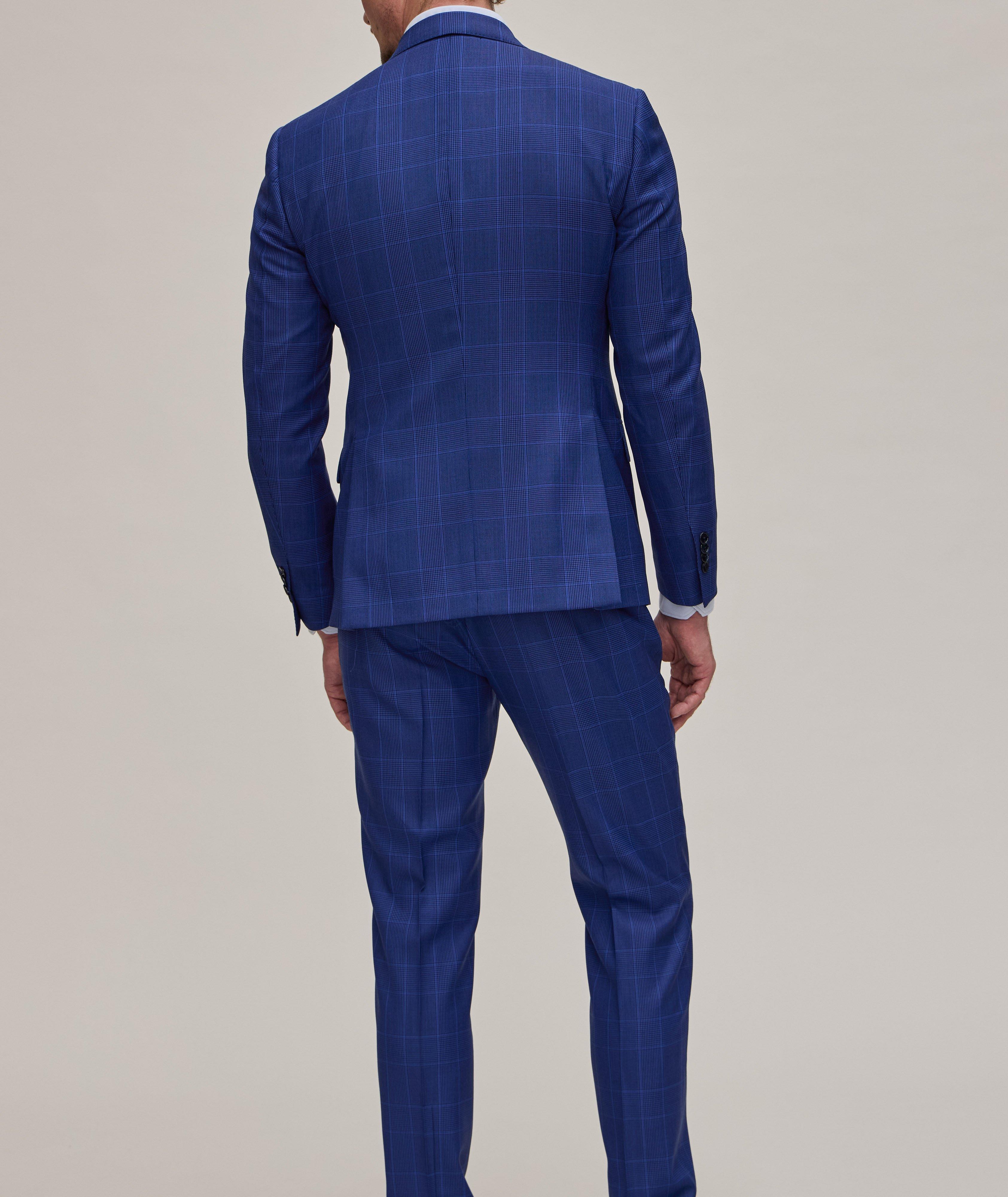 Tonal Large Glen Plaid Wool Suit image 2