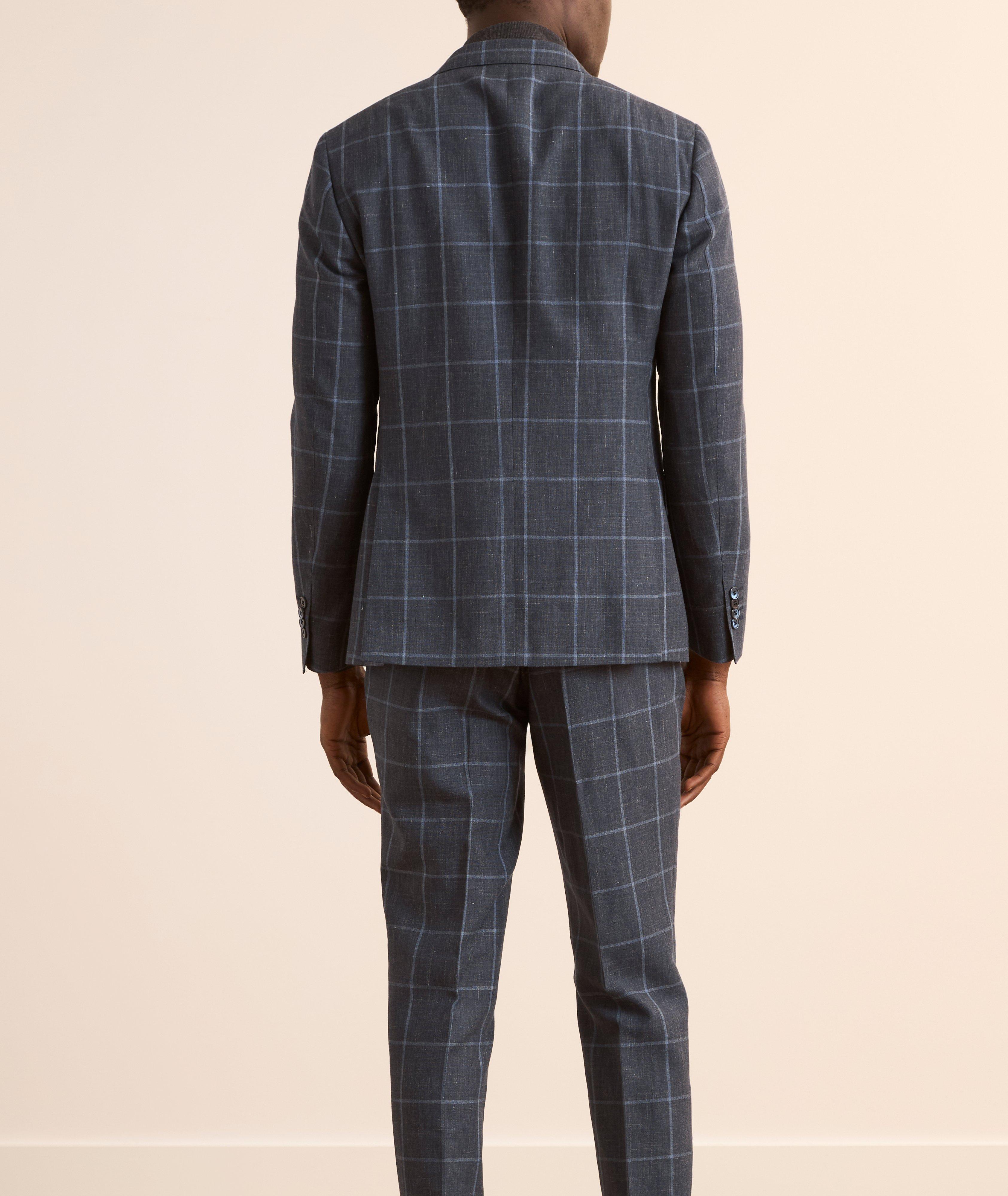 Windowpane Wool-Linen Suit image 2